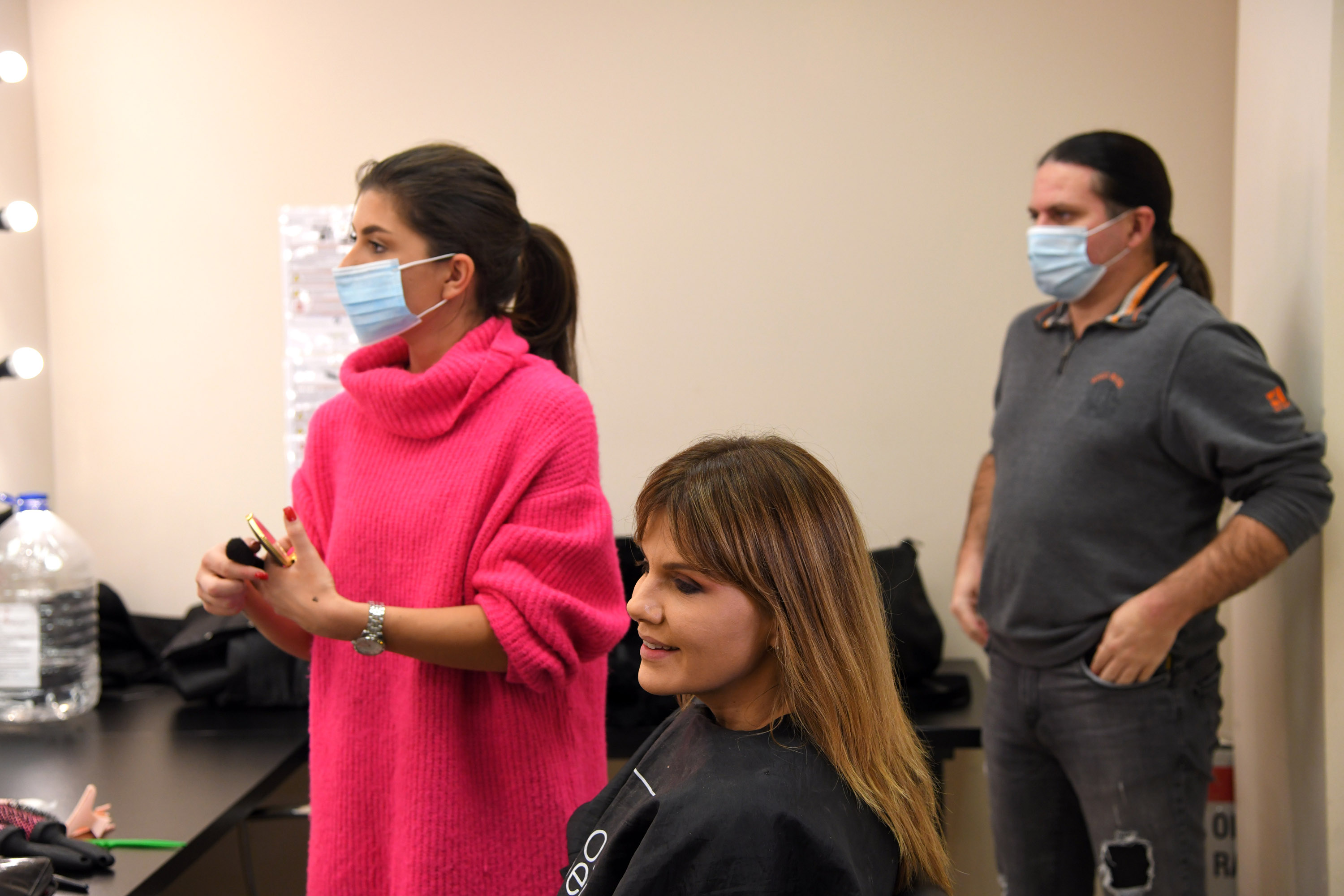 Beograd 09. novembar 2020. Snimanje emisije Medju nama na televiziji Nova S Maja Nikolic Foto:Nemanja Jovanović/Nova.rs