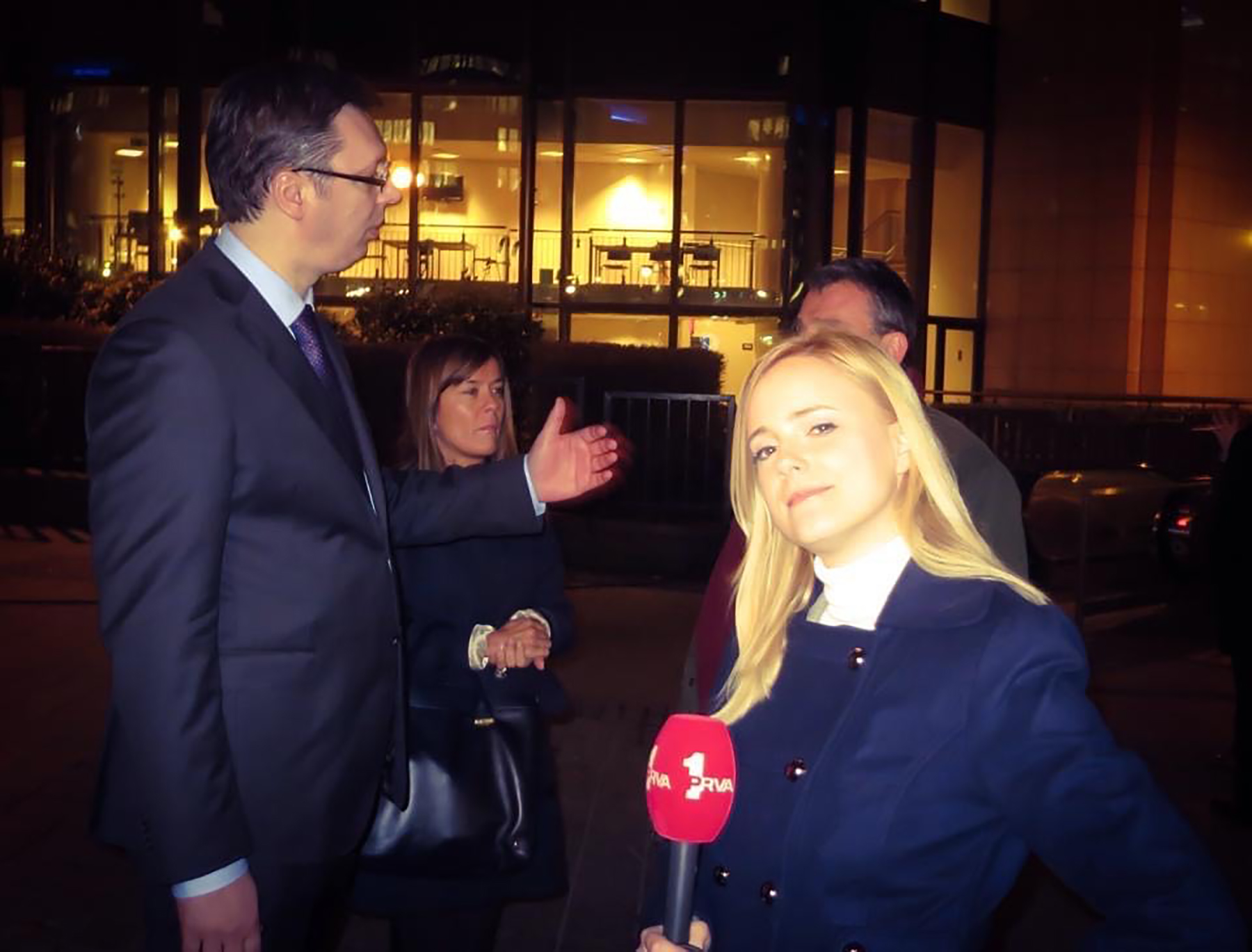 Aleksandar Vucic, Suzana Vasiljevic i Zaklina Tatalovic