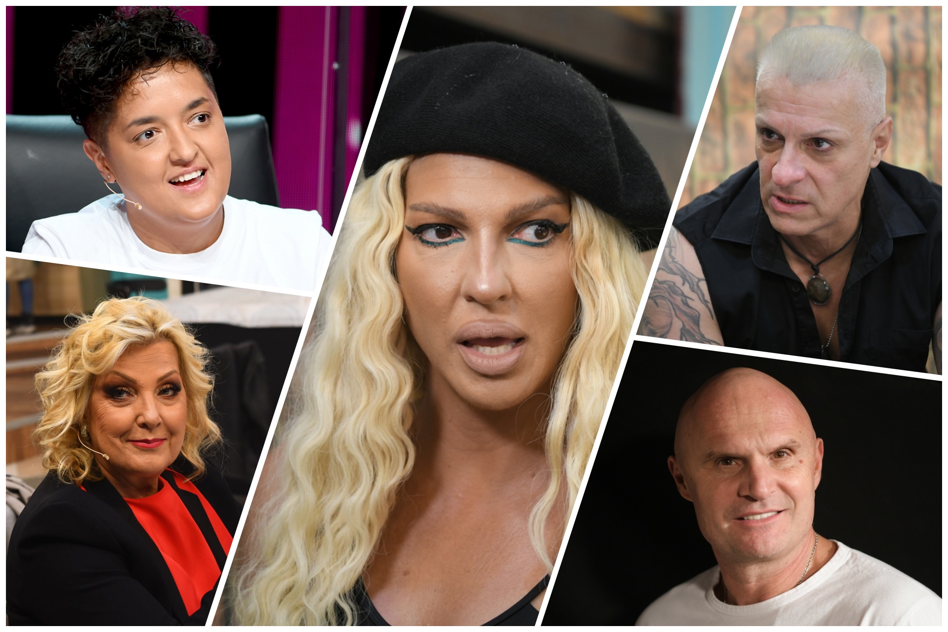 Aleksandar Milić Mili, Jelena Karleuša, Đorđe David, Marija Šerifović, Snežana Đurišić kombo