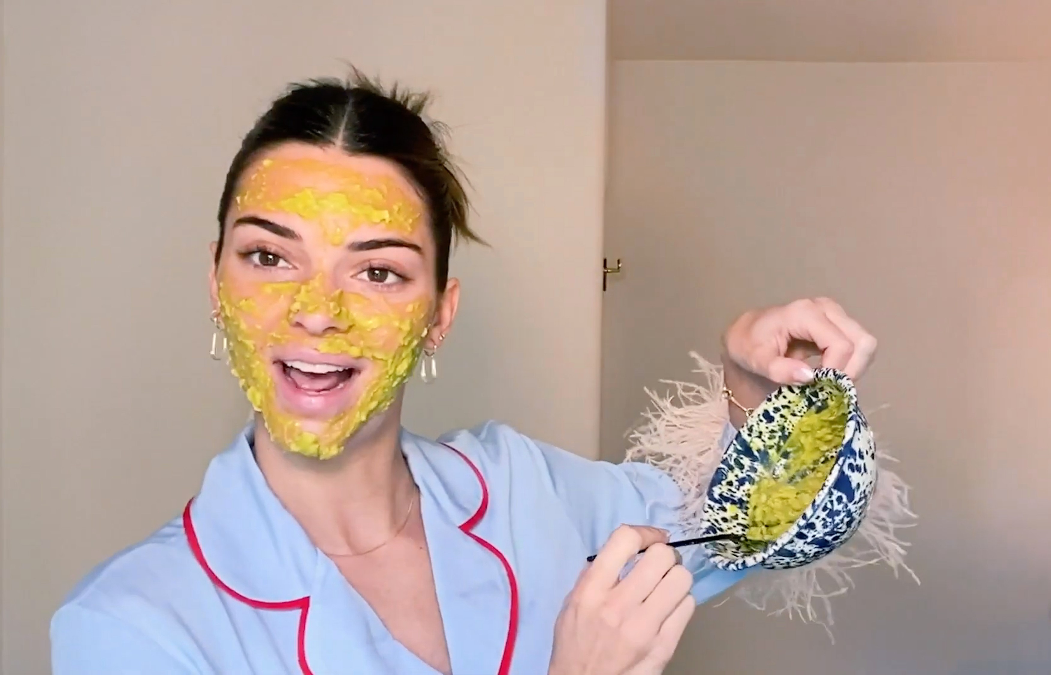 Kendall Jenner shares her beauty secrets -- including her home-made avocado mash mask