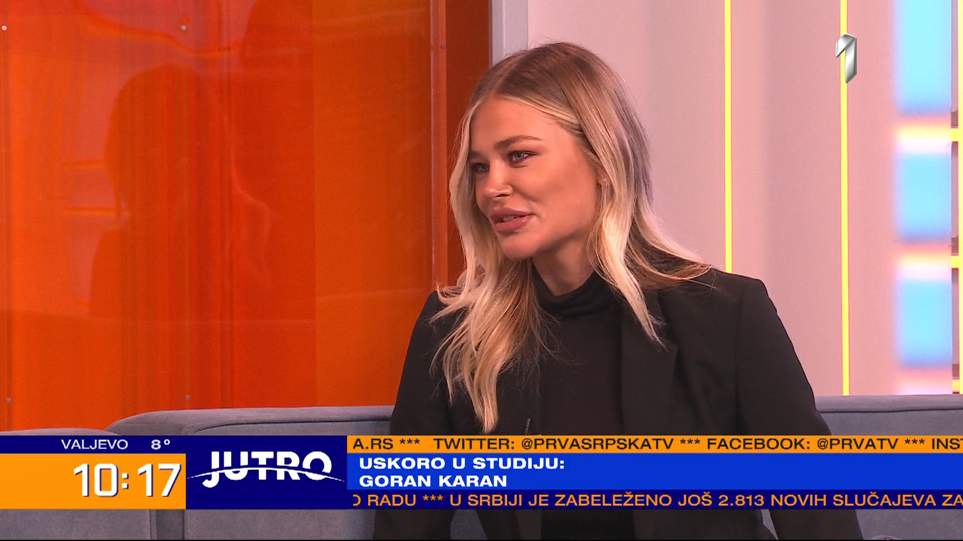 Sofija Milošević Foto: Screenshoot/Prva Televizija