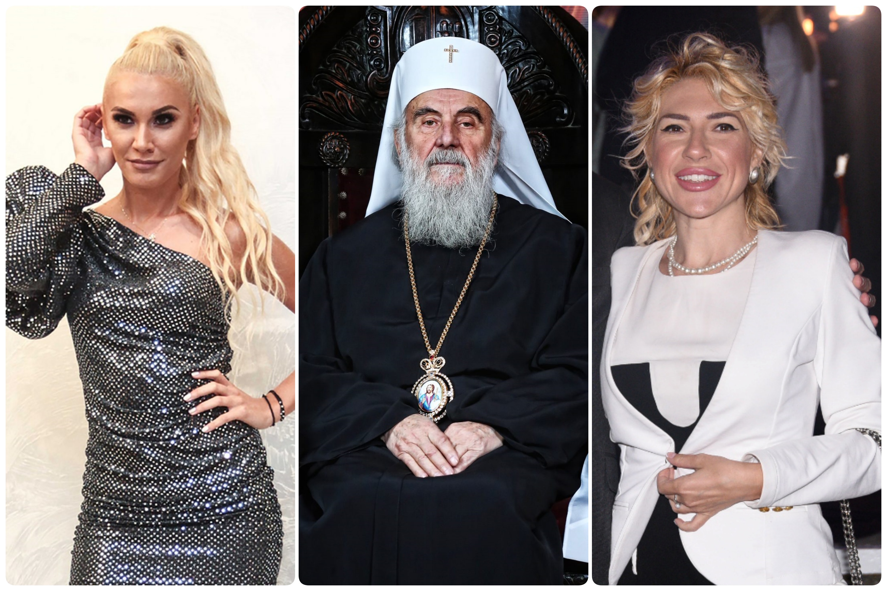 Bojana Ristivojevic, patrijrh Irinej i Jovana Jeremic