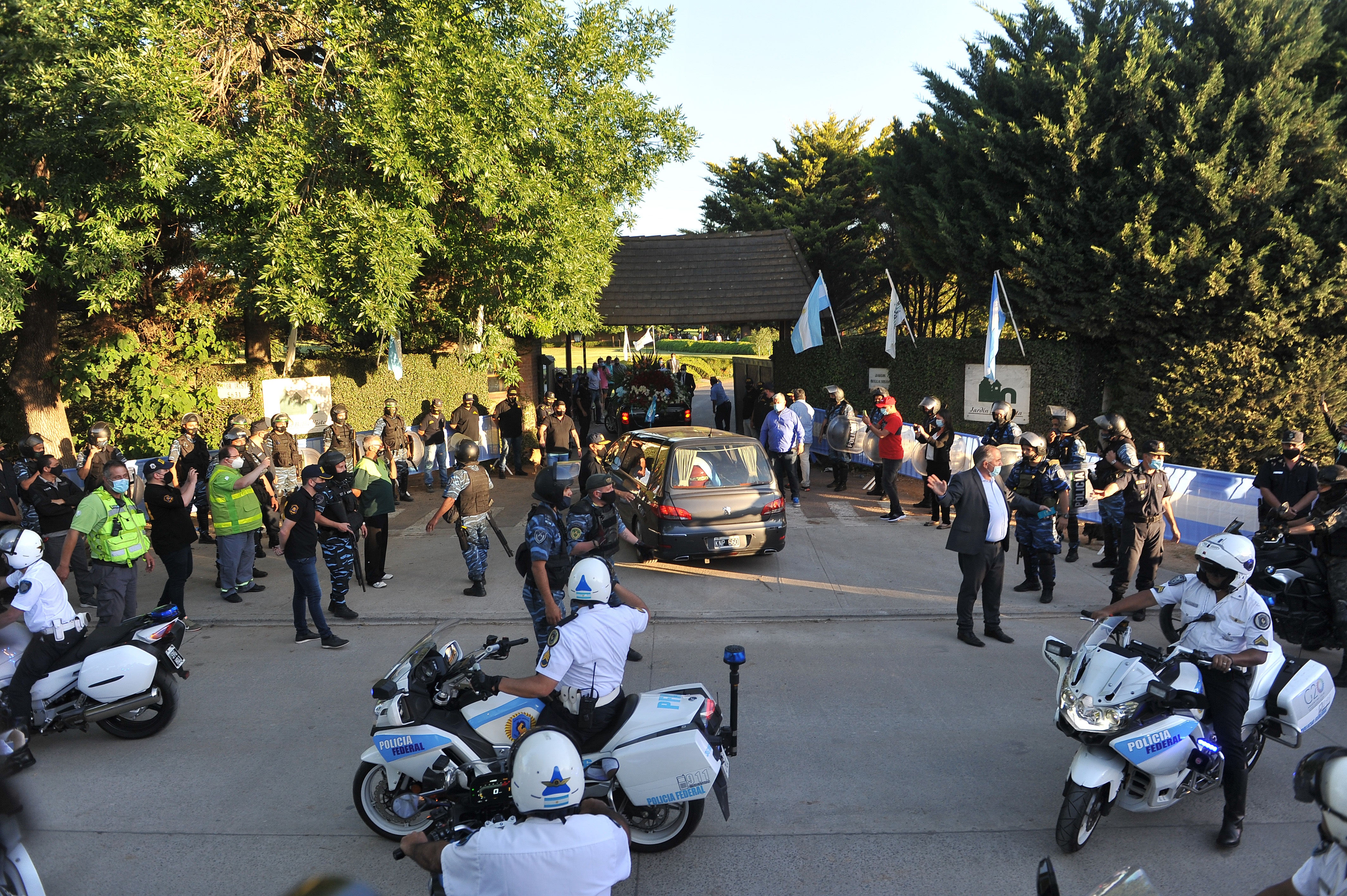 Maradona's wake in Argentina