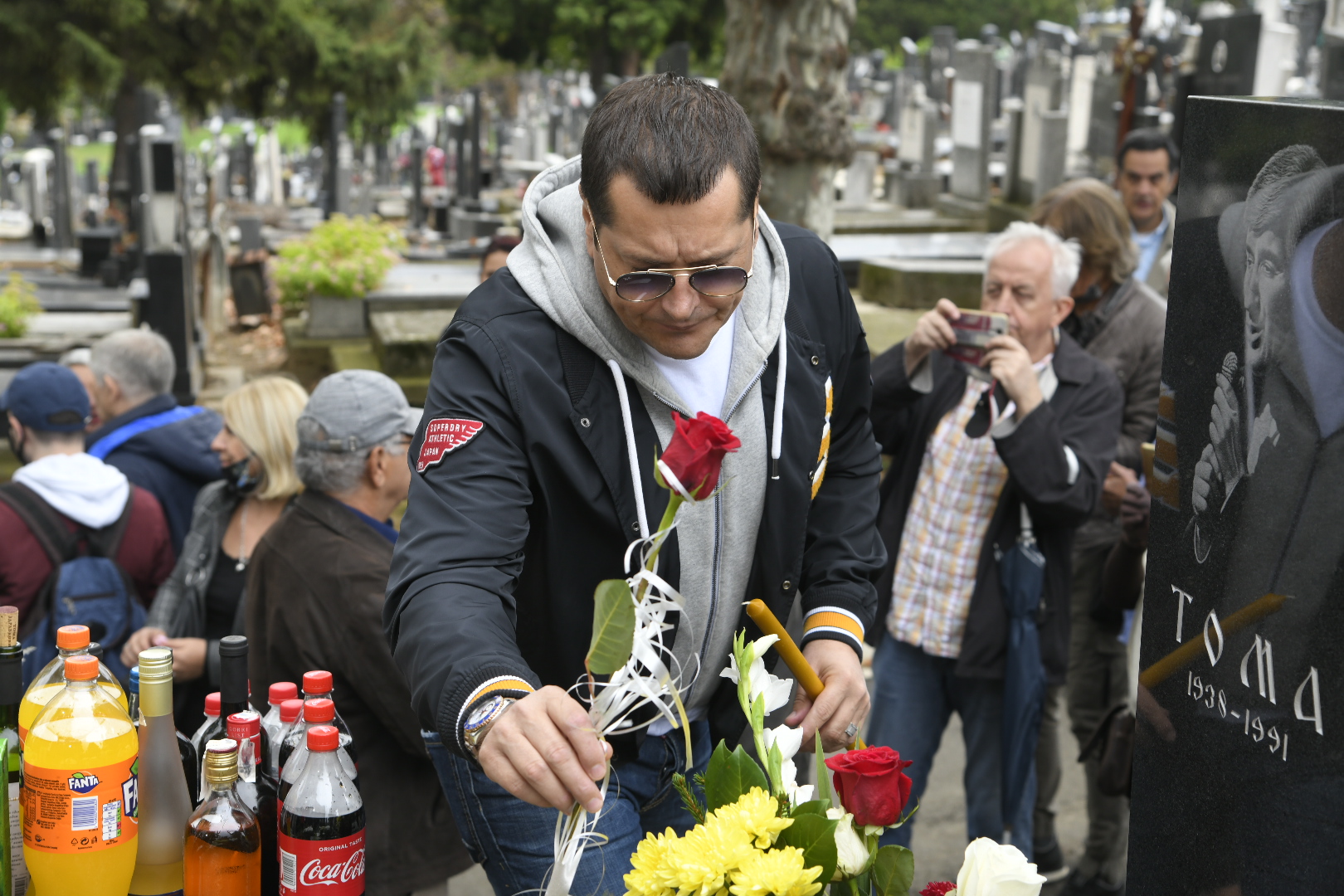 Beograd, 30.09.2020. Centralno groblje, Pomen, Toma Zdravković, Aco Pejović Foto: Nemanja Jovanović/Nova.rs