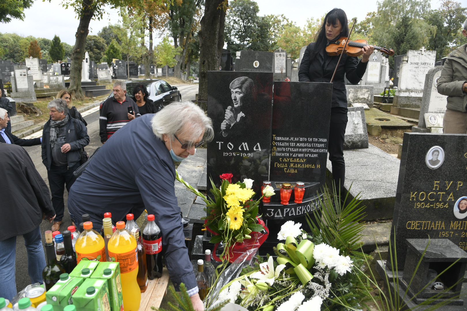 Beograd, 30.09.2020. Centralno groblje, Pomen, Toma Zdravković Foto: Nemanja Jovanović/Nova.rs