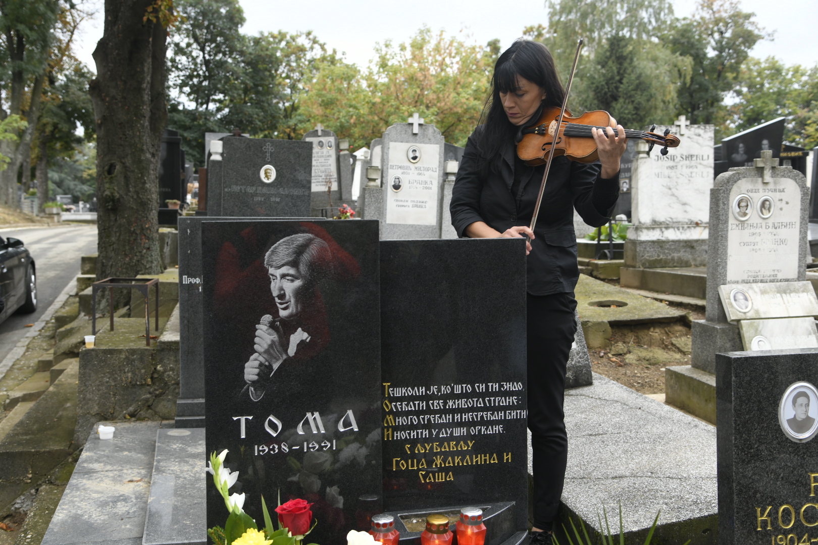 Beograd, 30.09.2020. Centralno groblje, Pomen, Toma Zdravković Foto: Nemanja Jovanović/Nova.rs