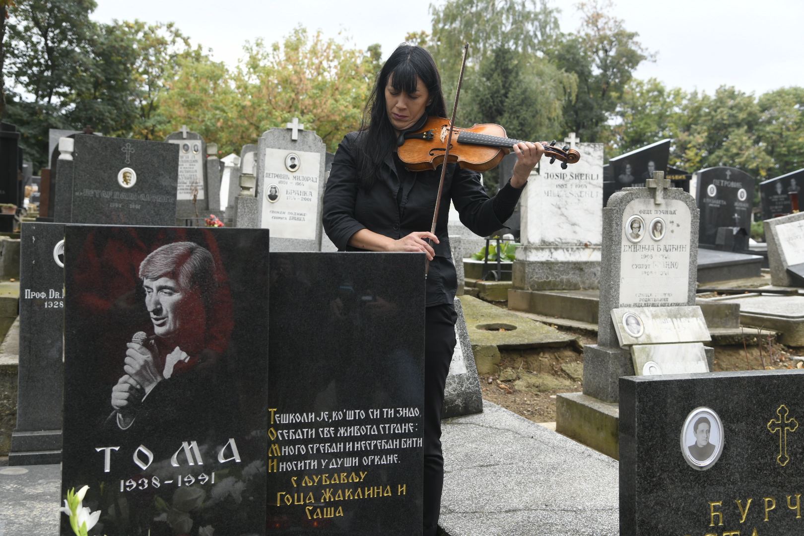 Beograd, 30.09.2020. Centralno groblje, Pomen, Toma Zdravković Foto: Nemanja Jovanović/Nova.rs