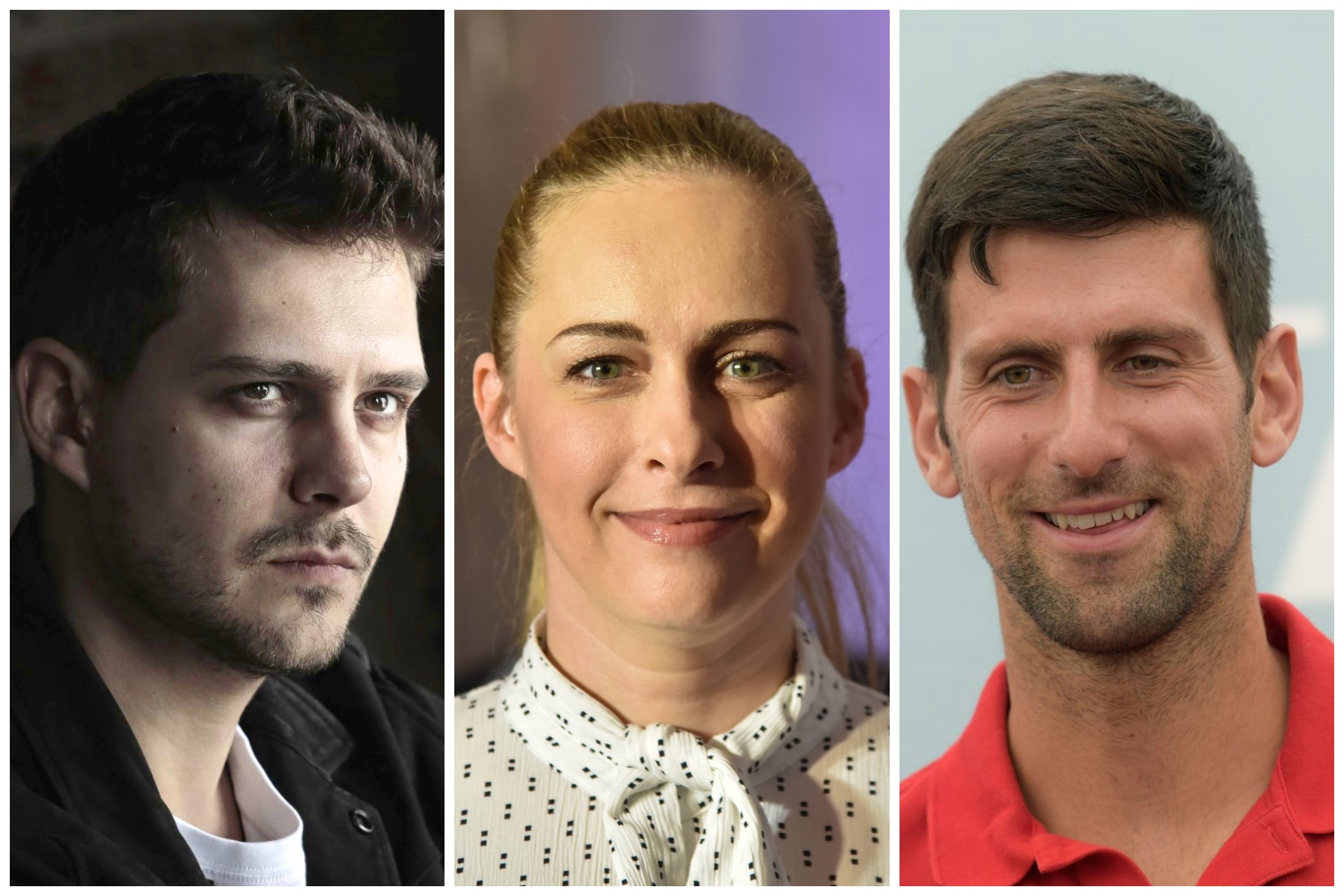 Miloš Biković, Bojana Maljević, Novak Đoković kombo