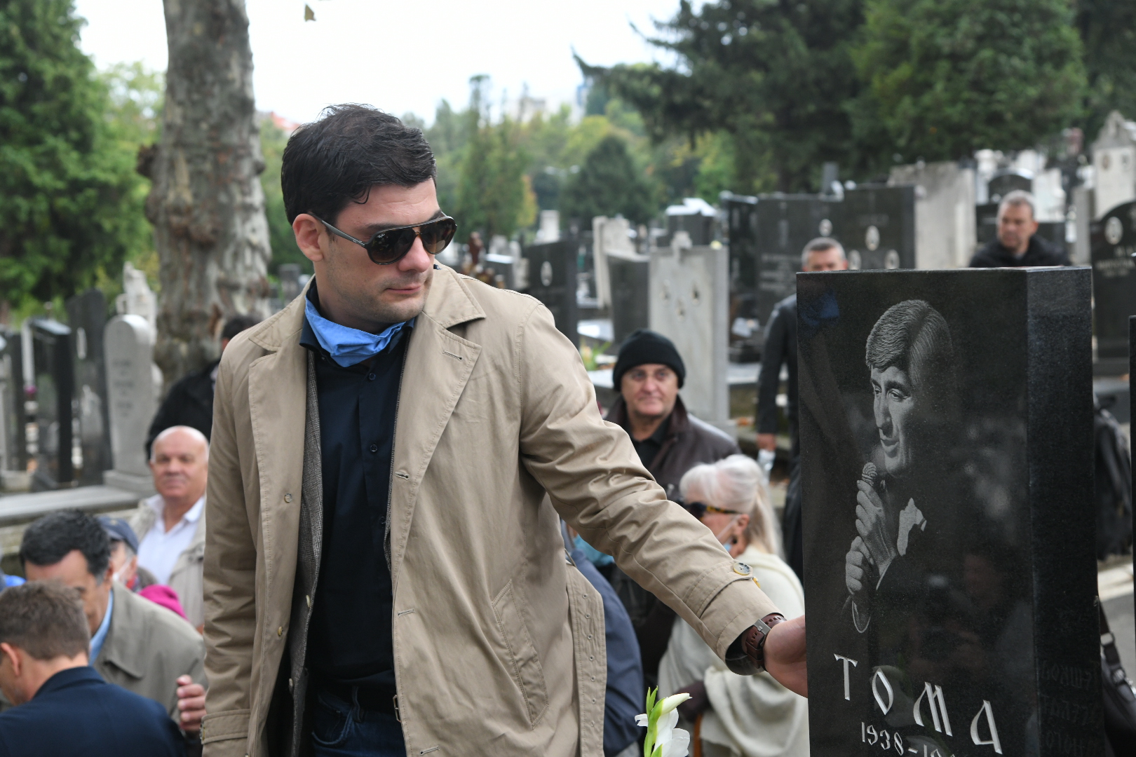 Beograd, 30.09.2020. Centralno groblje, Pomen, Toma Zdravković, Milan Marić Foto: Nemanja Jovanović/Nova.rs