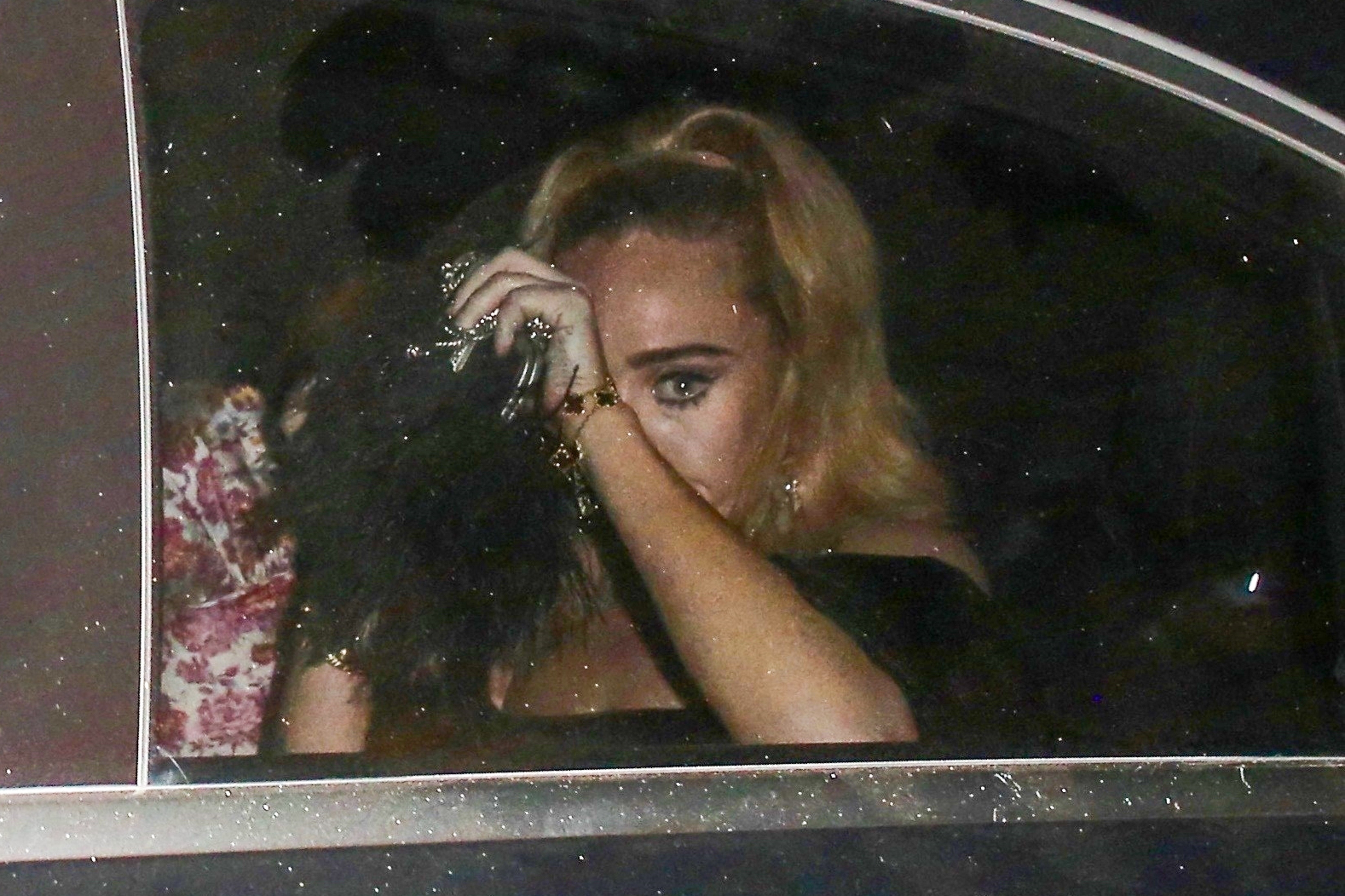 Adele attends Drake's Birthday Party in Hollywood