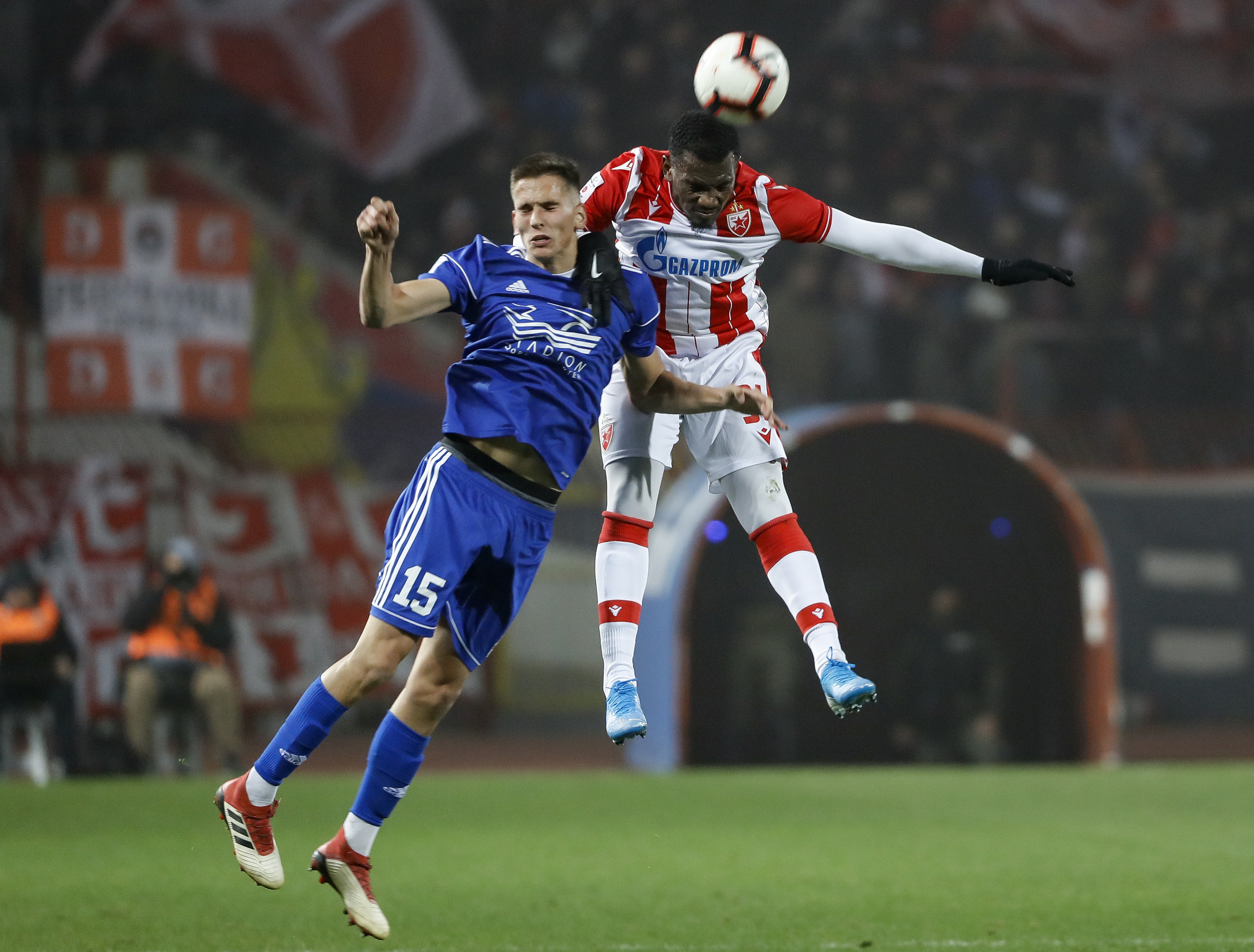 Fudbal Super League Season 2019-2020
Crvena Zvezda v Vozdovac
El Fardou Ben Nabouhane (R) and Damjan Danicic
Beograd, 30.11.2019.
foto: Srdjan Stevanovic/Starsportphoto ©