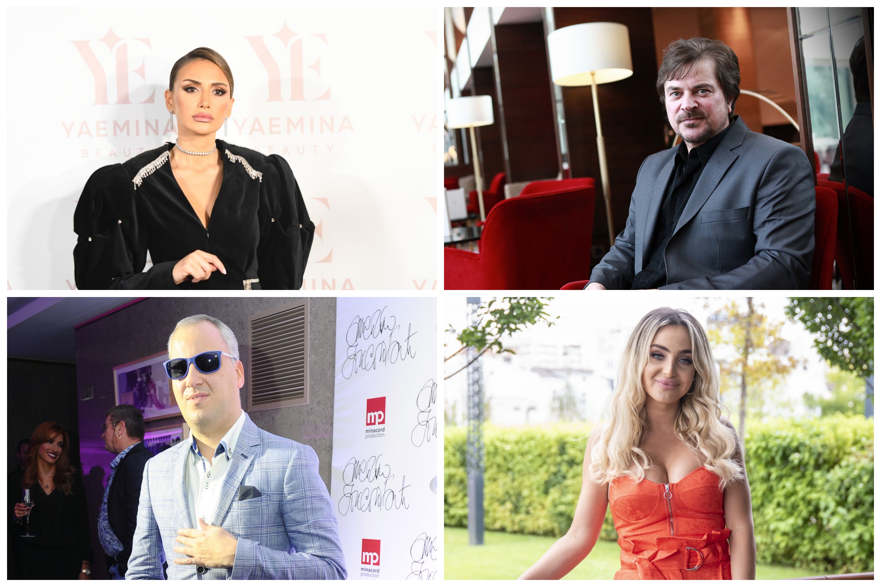 Emina Jahović, Alen Islamović, Saša Matić, Maja Berović, kombo Foto: Arhiva