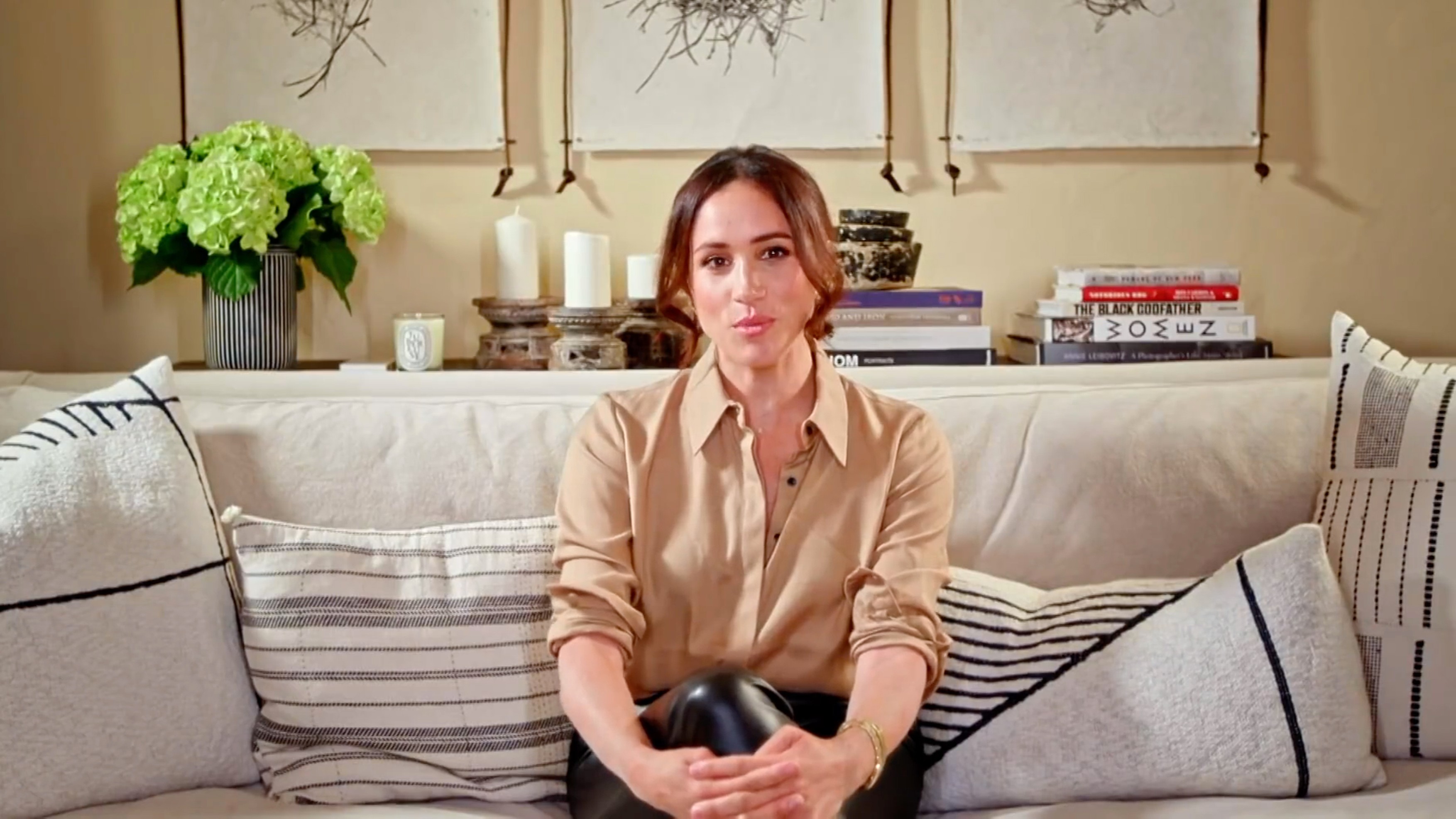 Meghan Markle gives video message of support to singer on finale of America's Got Talent TV show