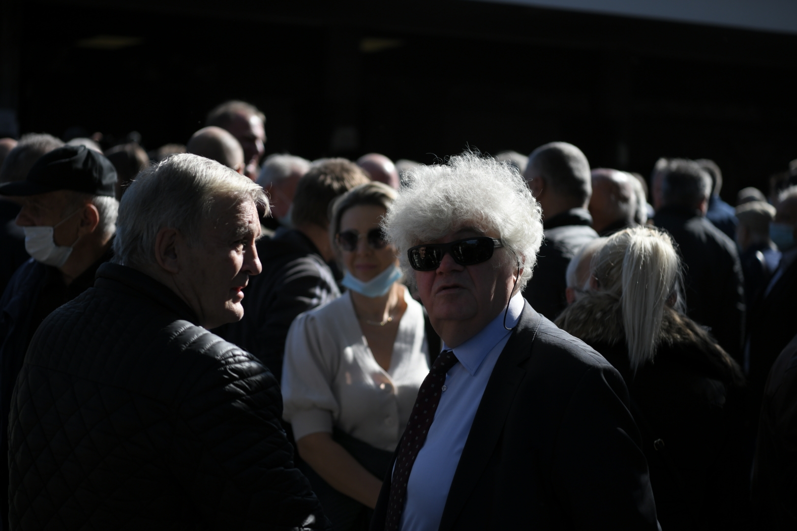 Beograd 14.10.2020. Sahrana Bora Drljaca