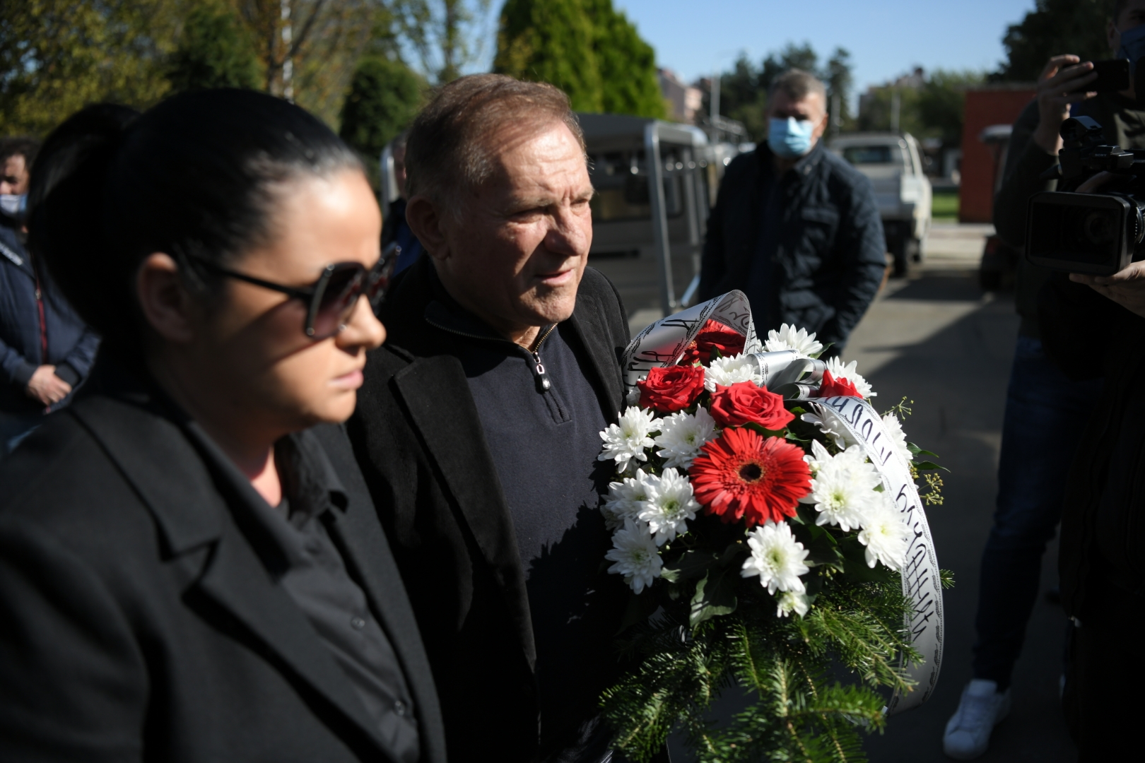 Beograd 14.10.2020. Sahrana Bora Drljaca
