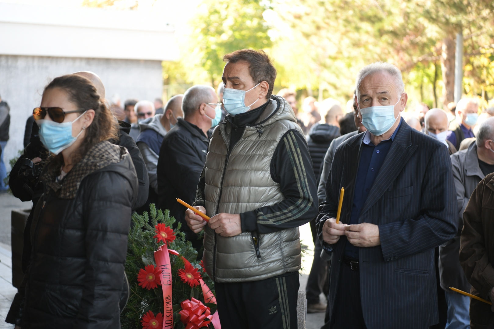 Beograd 14.10.2020. Sahrana Bora Drljaca