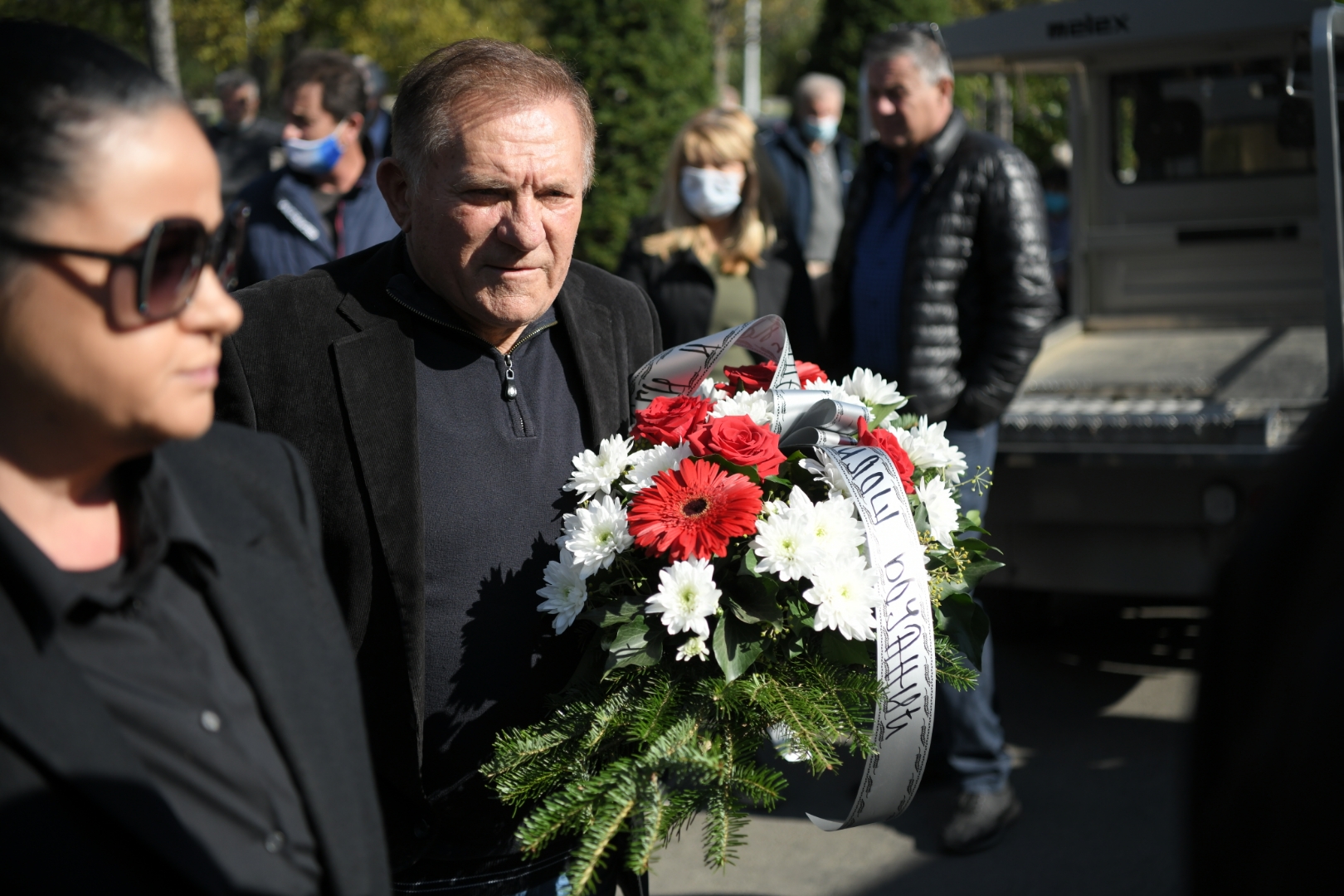 Beograd 14.10.2020. Sahrana Bora Drljaca