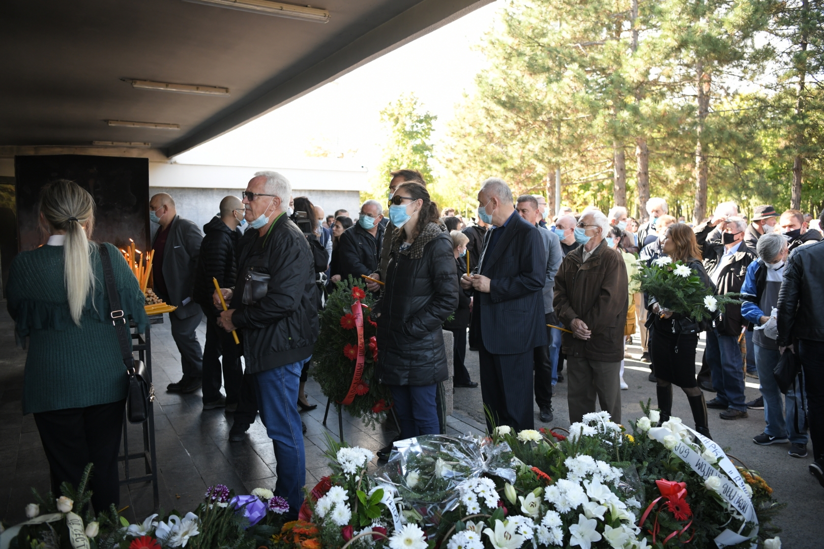 Beograd 14.10.2020. Sahrana Bora Drljaca