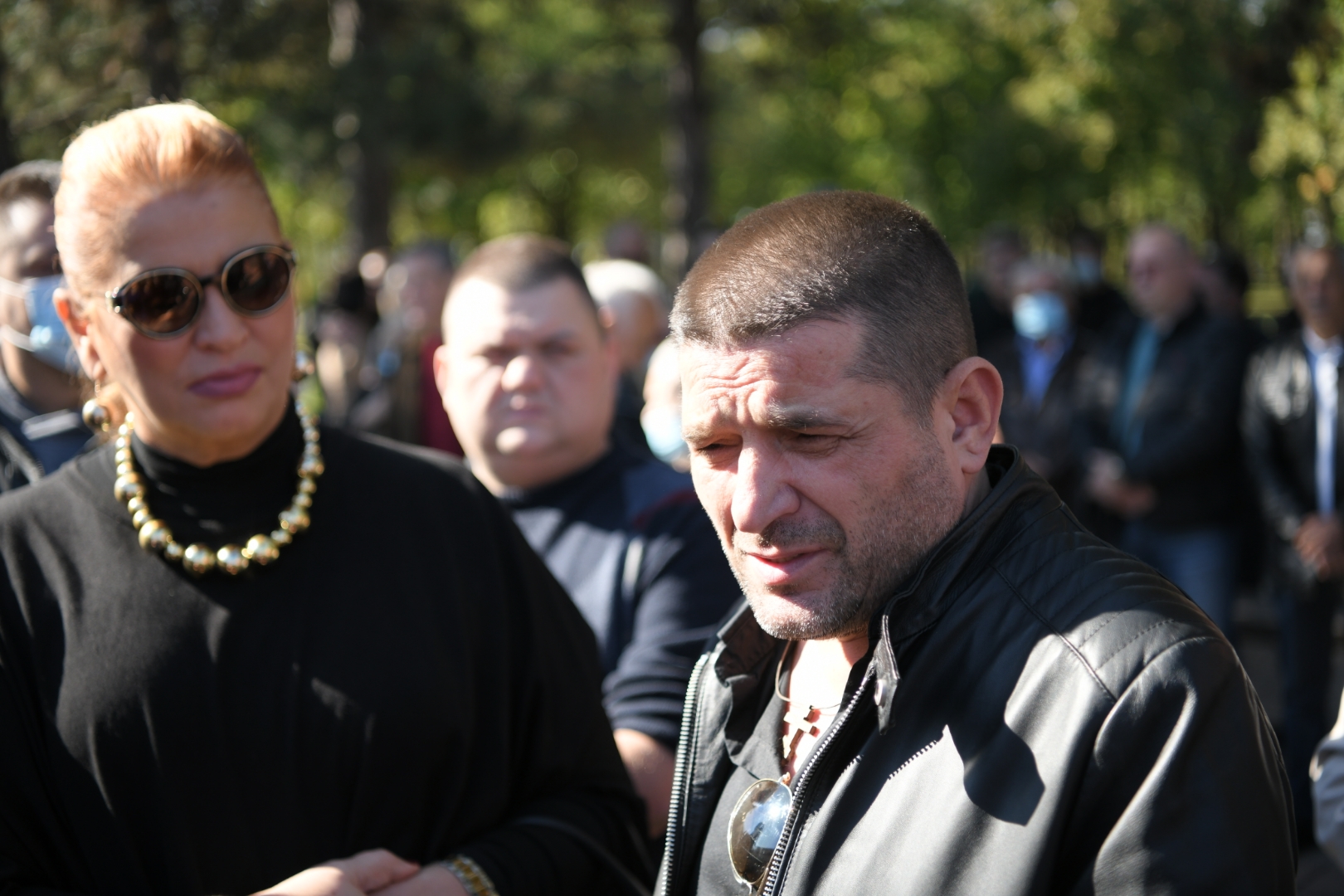 Beograd 14.10.2020. Sahrana Bora Drljaca