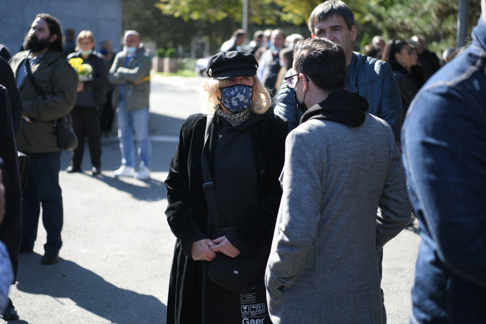 Beograd 14.10.2020. Sahrana Bora Drljaca