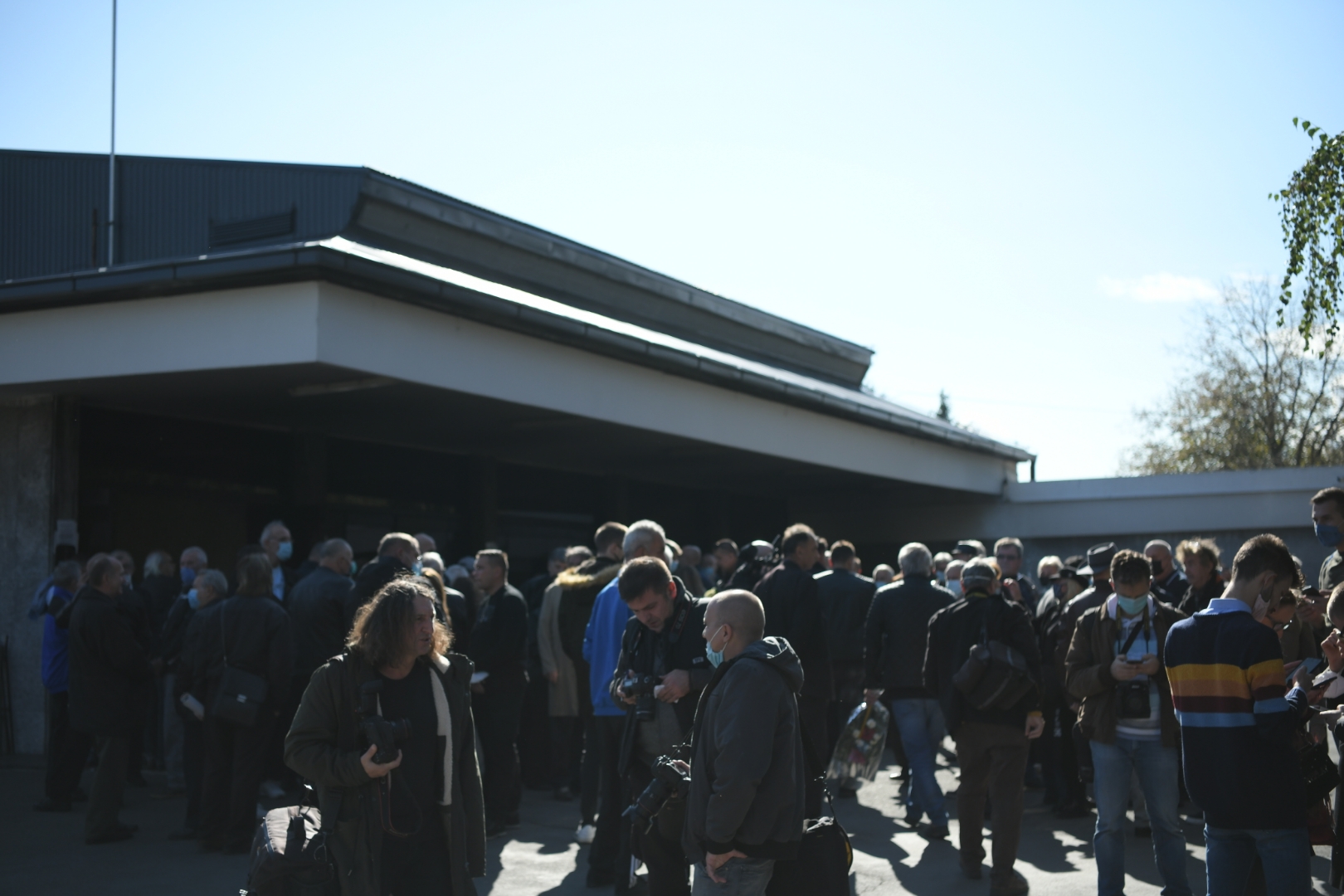 Beograd 14.10.2020. Sahrana Bora Drljaca