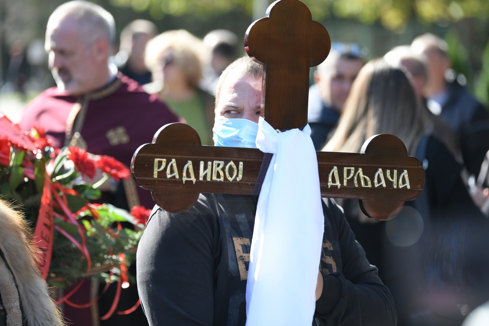 Beograd 14.10.2020. Sahrana Bora Drljaca