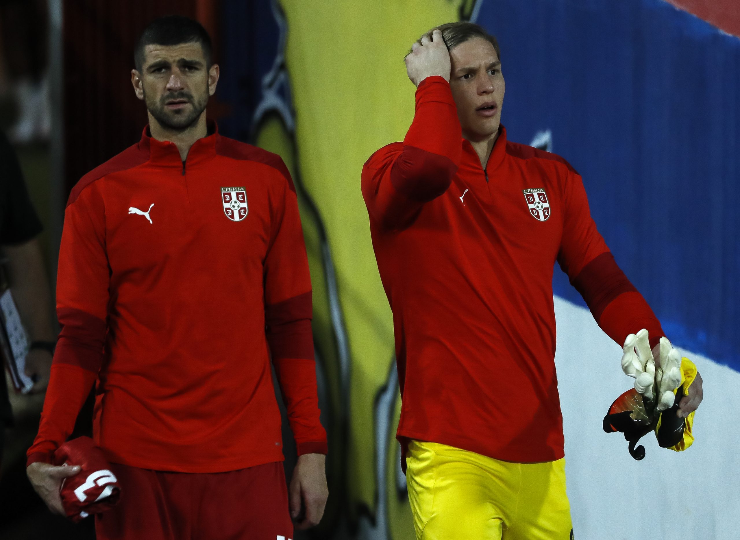 Fudbal Fudbalski Savez Srbije-UEFA Nations League-Group stage - League B - Group 3-Srbija v Turska
Stefan Mitrovic (L) and goalkeeper Emil Rockov
Beograd, 06.09.2020.
foto: Srdjan Stevanovic/Starsportphoto ©