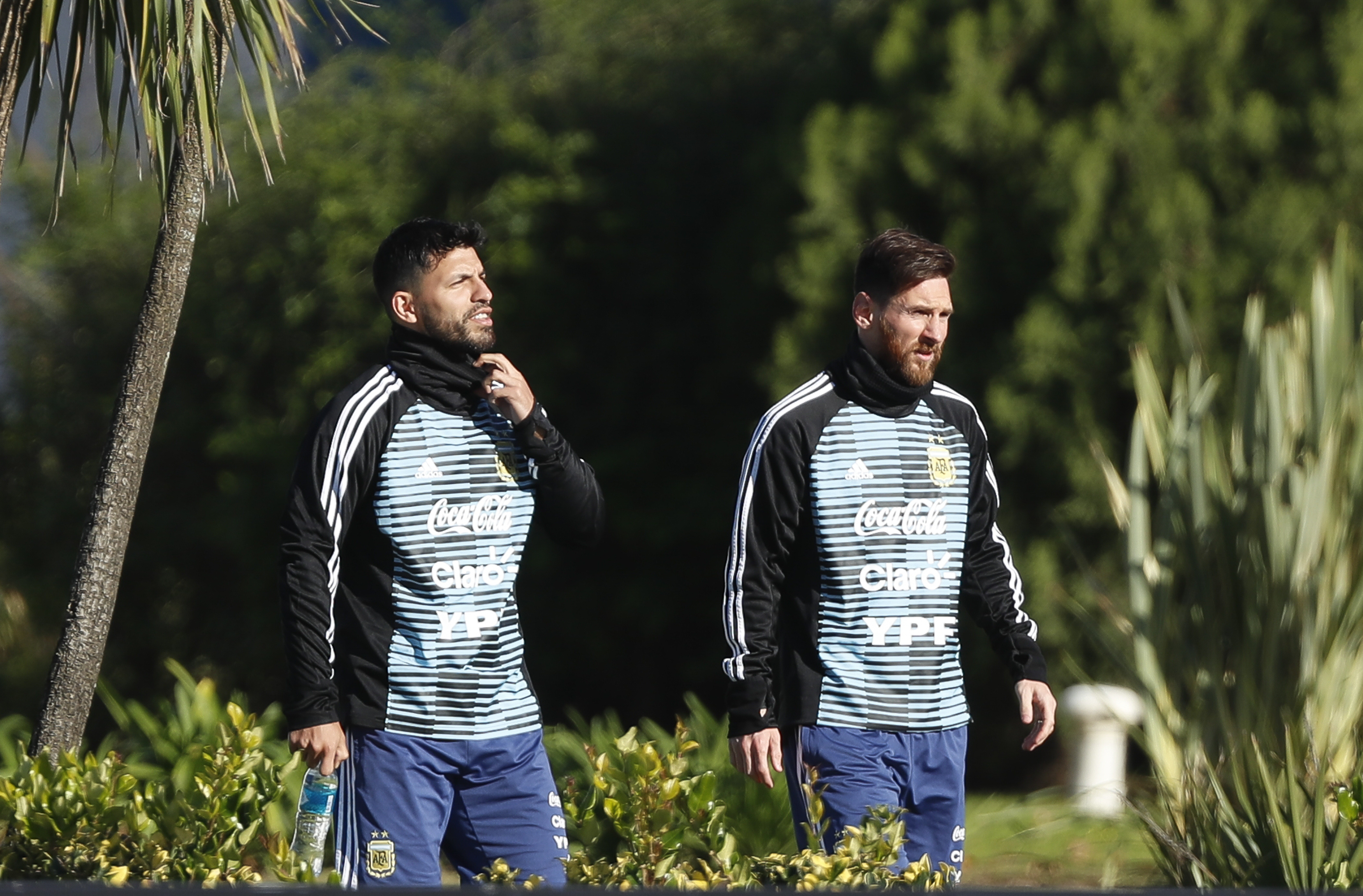Argentinian national team trains for Russia 2018 World Cup