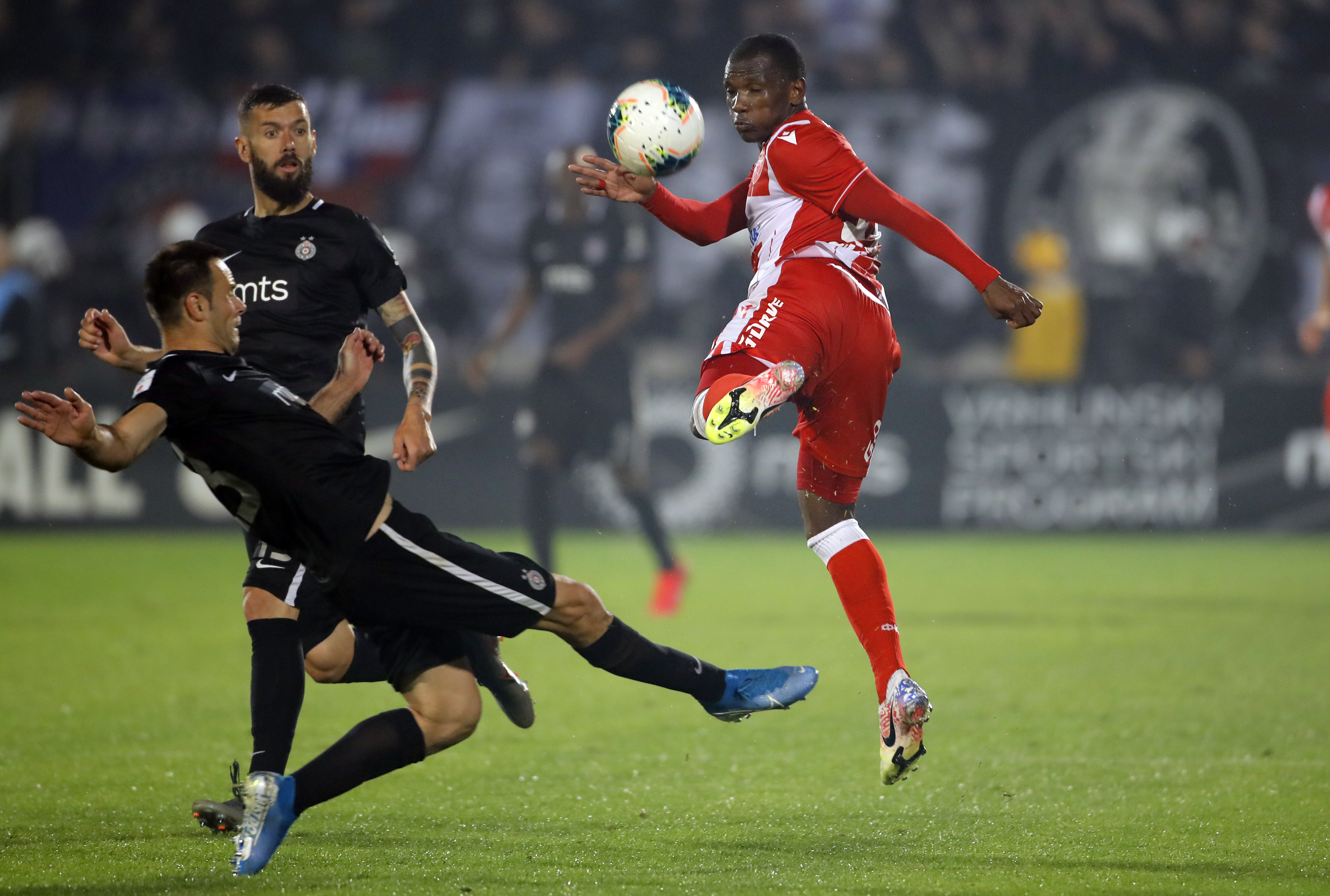 El Fardou Ben Mohamed Kup Srbije polufinale derbi, dvestoti derbi, Partizan - Crvena Zvezda 9. Jun 2020, 9.6.2020.  foto: Pedja Milosavljevic / STARSPORT