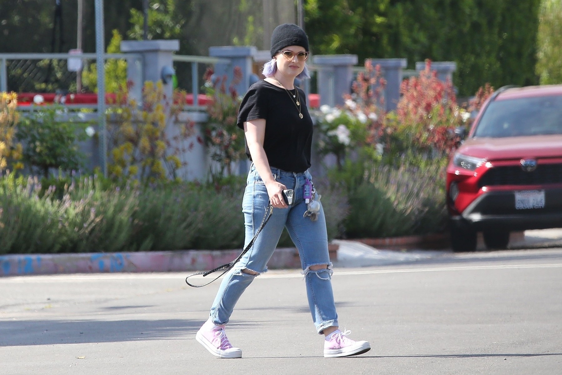 *EXCLUSIVE* Kelly Osbourne is an early bird