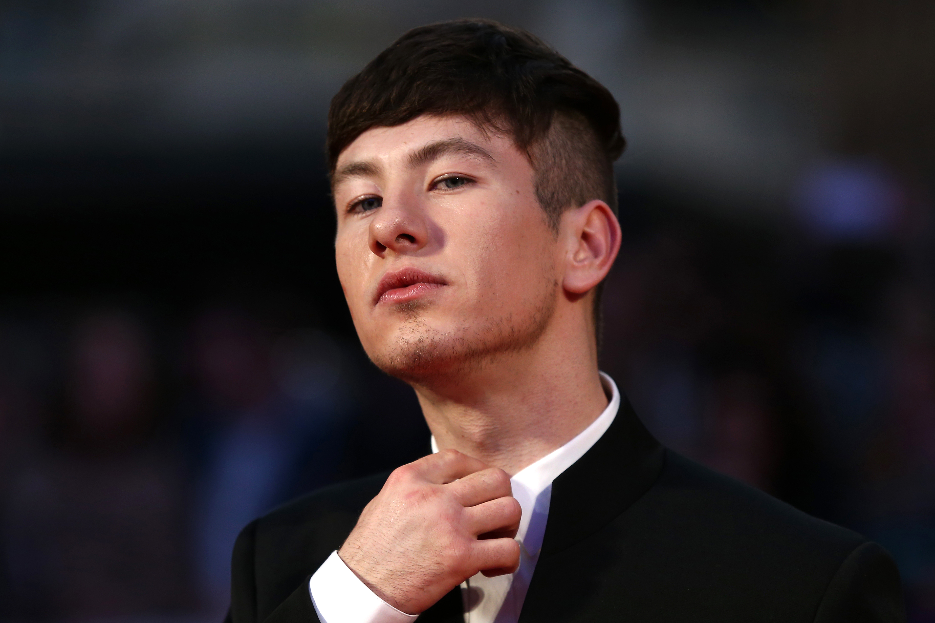 epa06261832 Irish actor/cast member Barry Keoghan arrives for the premiere of 'The Killing of a Sacred Deer' at the 61st BFI London Film Festival, in London, Britain, 12 October 2017. The festival runs from 04 to 15 October.  EPA-EFE/NEIL HALL