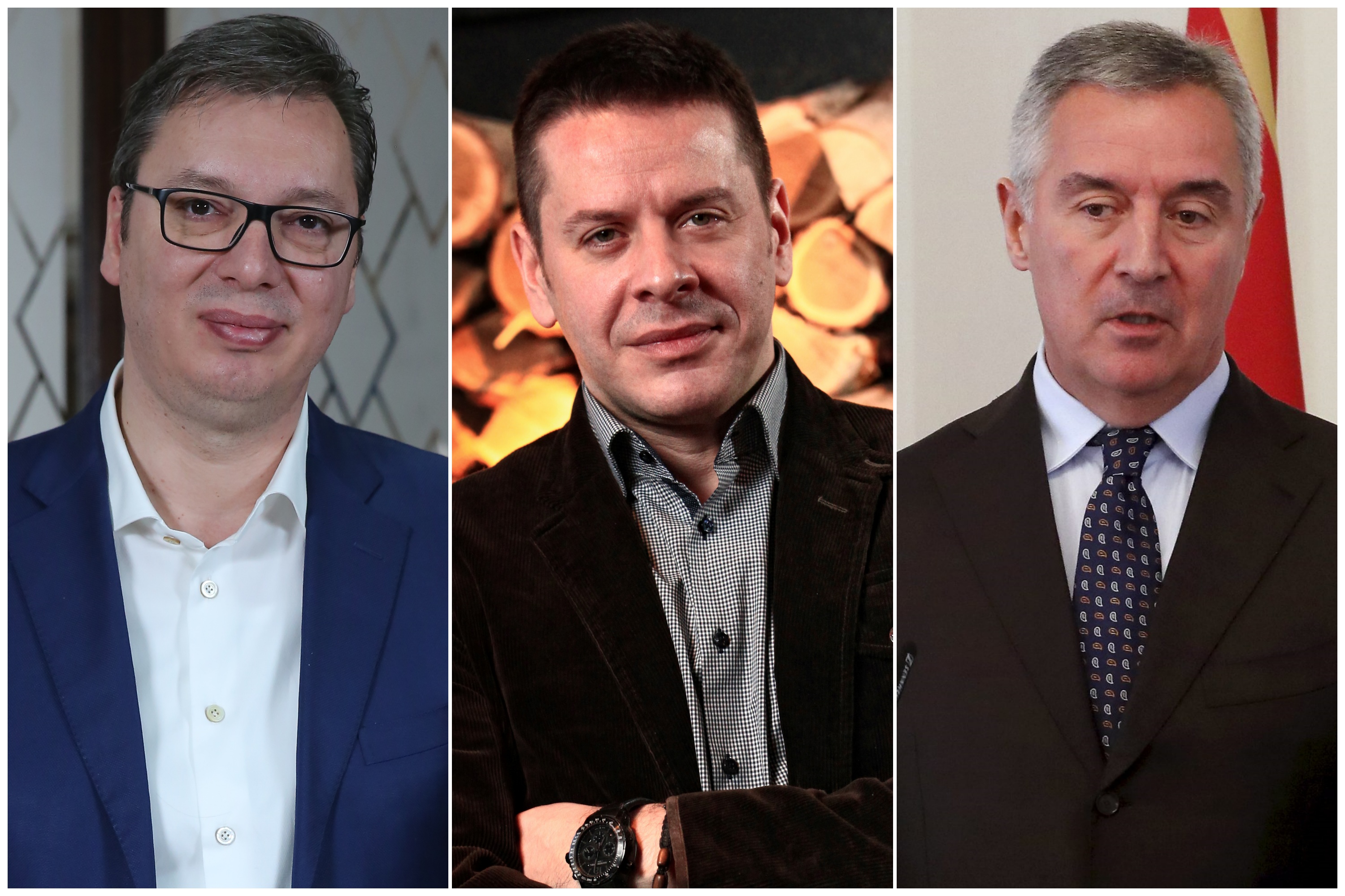 Aleksandar Vucic Vlado Georgiev i Milo Djukanovic