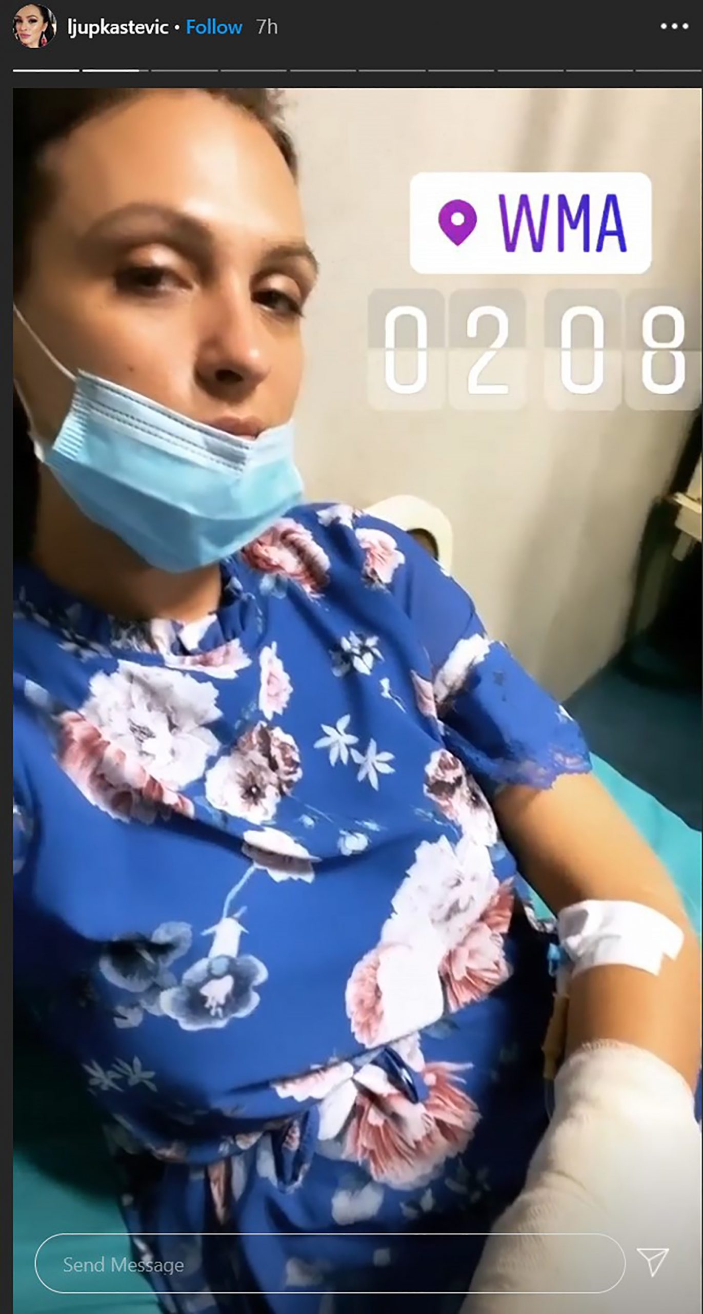 Ljupka Stevic unistila automobil