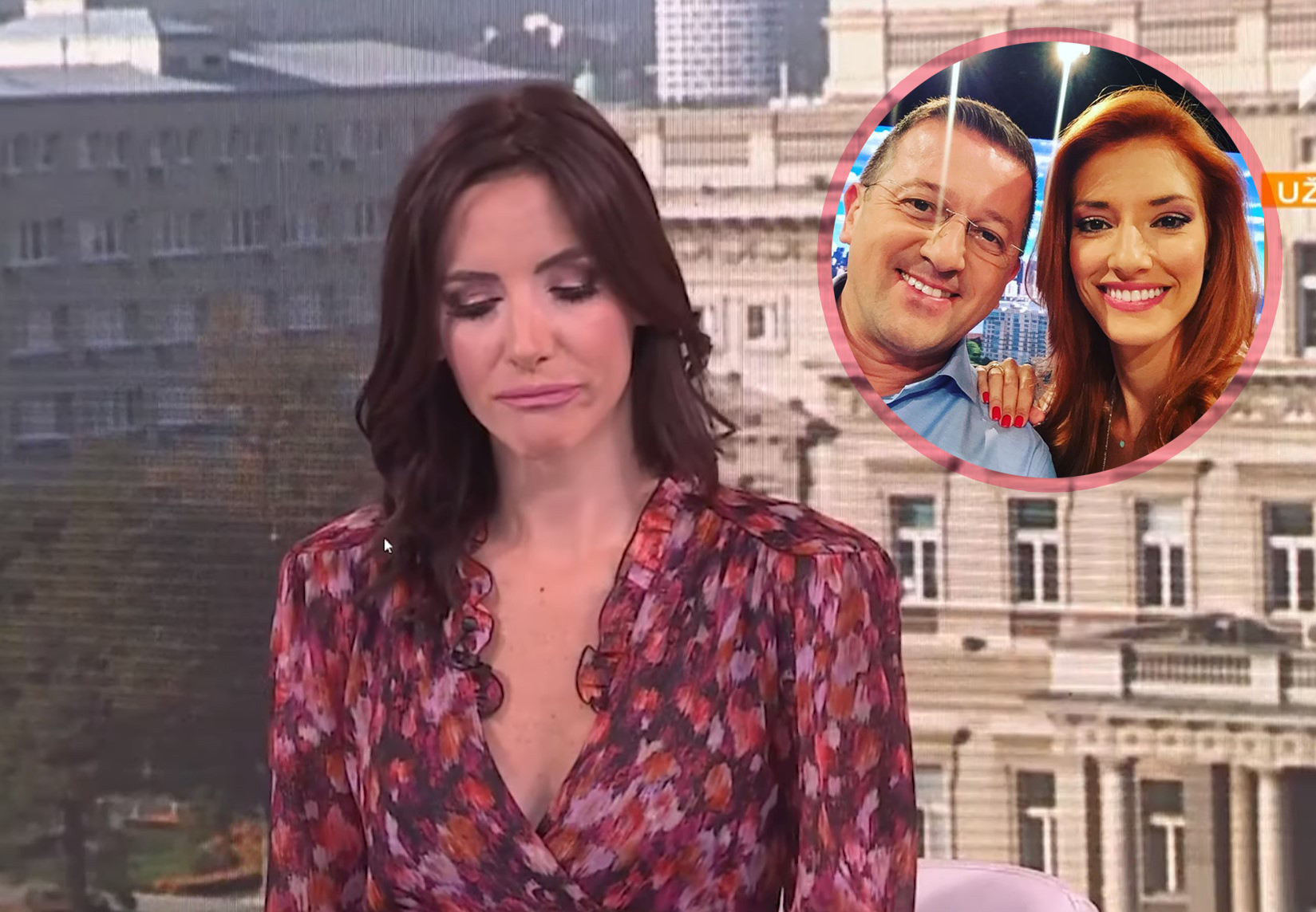 Voditeljka Marija Savić Stamenić jutros je tokom prelistavala štampe u jutarnjem programu Prve televizije, izbegla da pročita najudarniju vest sa naslovnica tabloida koja se odnosi na odlazak Jovane Joksimović i Srđana Predojevića