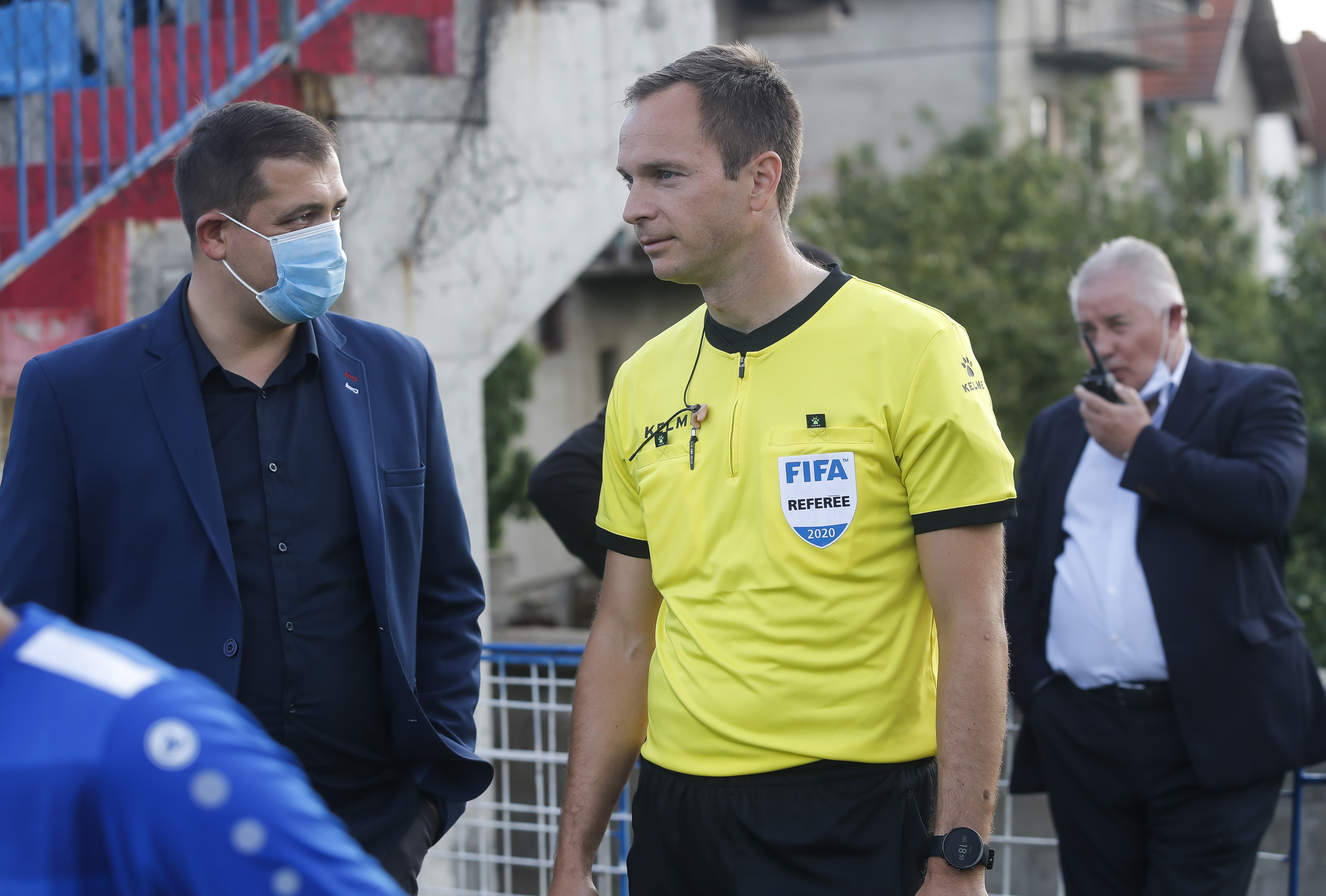 Fudbal Kup Srbije Season 2019-2020
Radnik v Partizan
referee sudija Srdjan Jovanovic prekid utakmice zbog transparent Grobari
Surdulica, 03.06.2020.
foto: Srdjan Stevanovic/Starsportphoto ©
