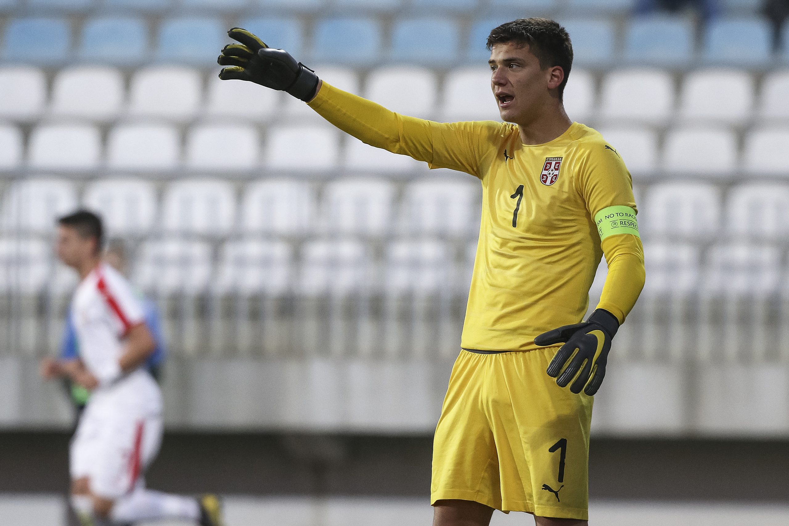 Fudbal Soccer Reprezentacija Srbije U17 Elite round - Group 8 - Srbija U17 v Francuska U17
goalkeeper Filip Stankovic
Stara Pazova, 29.03.2019.
foto: Starsportphoto ©