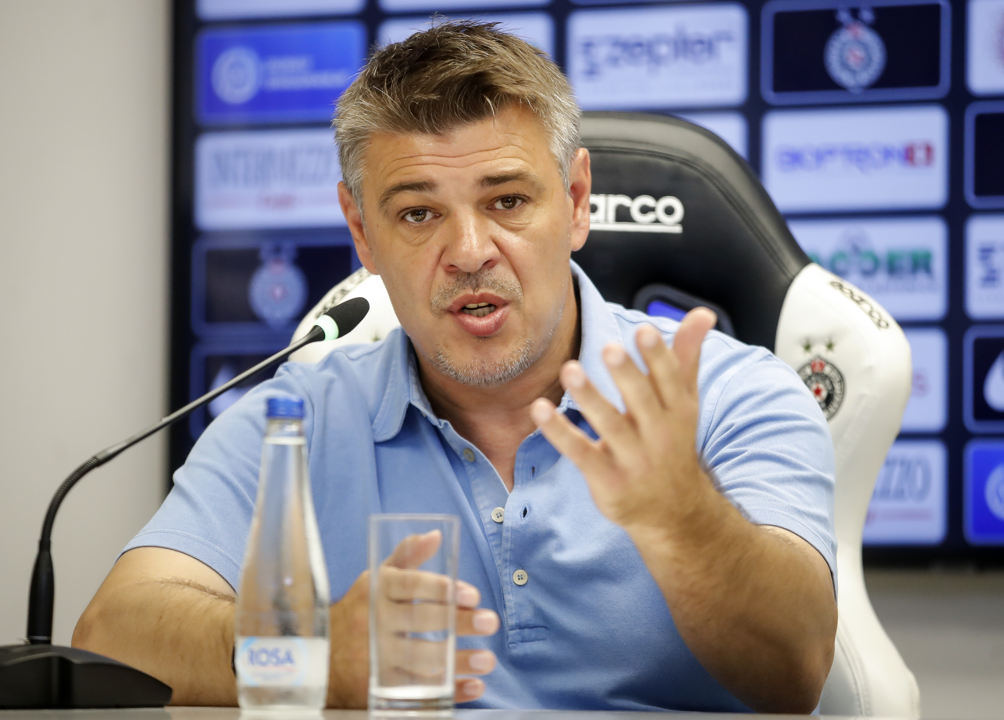 Fudbal Super League Season 2019-2020-FK Partizan Press Conference- head coach Savo Milosevic
Beograd, 26.06.2020.
foto: Starsportphoto ©