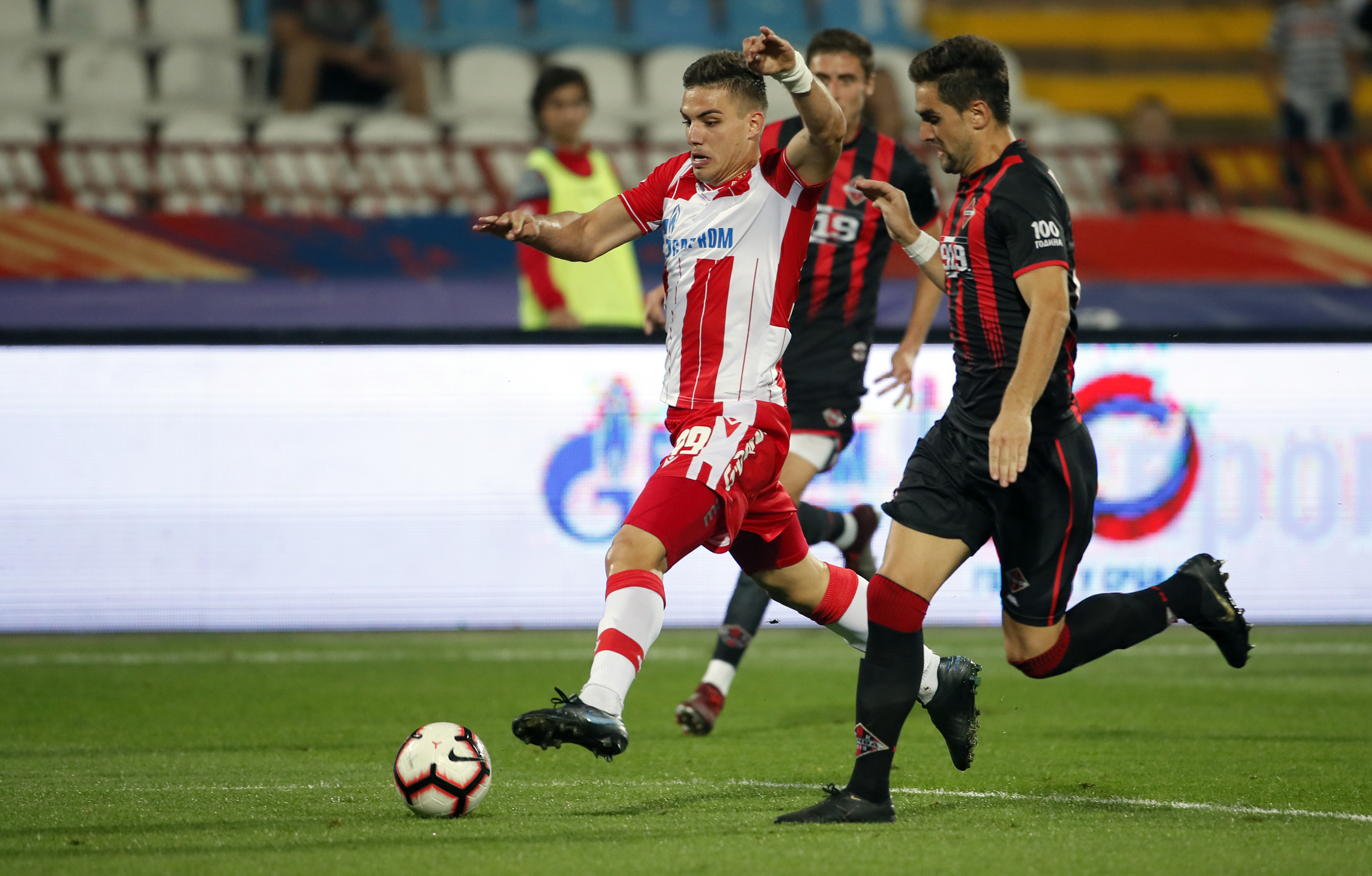 Nikola Krstovic Crvena Zvezda - Macva Super liga Srbije, Superliga Septembar. 29, 2019. Beograd, Srbija 29.9.2019. (credit image &amp; photo: Pedja Milosavljevic / STARSPORT)