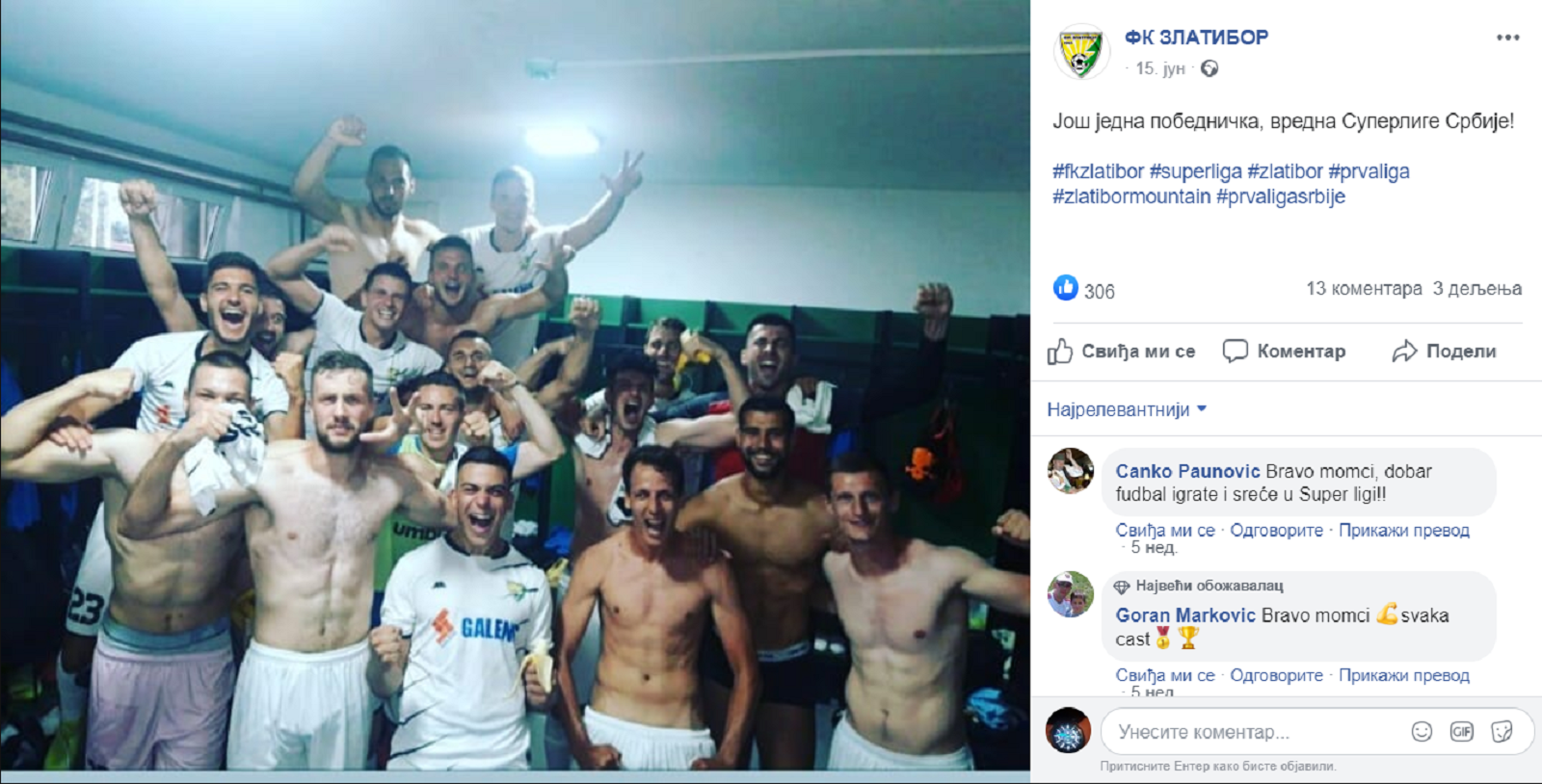 Zlatibor Foto Printscreen Facebook