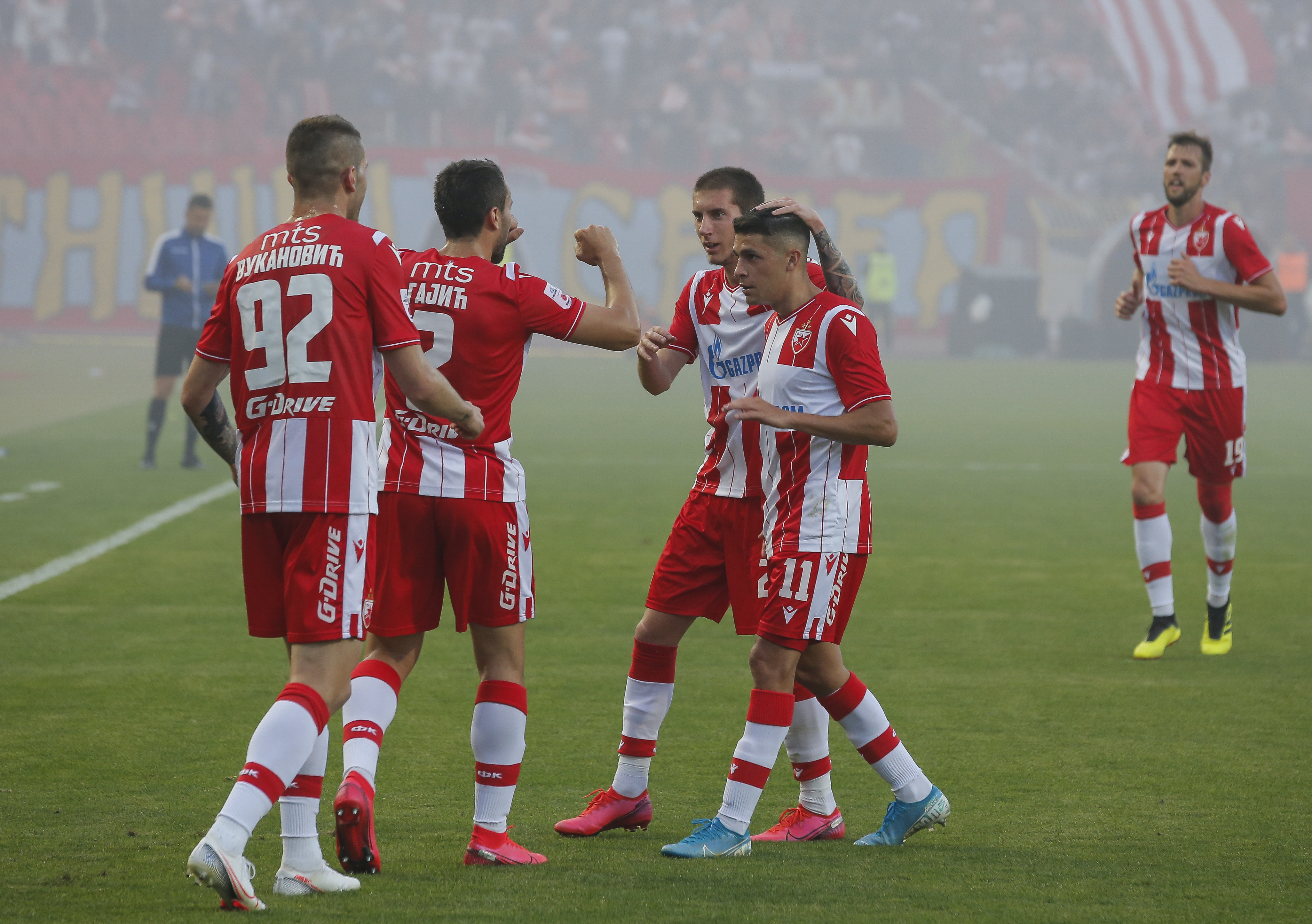Mateo Garcia Crvena Zvezda - Proleter proslava titule, titula, pehar, Superliga, Super liga, Beograd, Srbija, Belgrade, Serbia 20 Jun 2020. 20.6.2020.  foto: Pedja Milosavljevic / STARSPORT