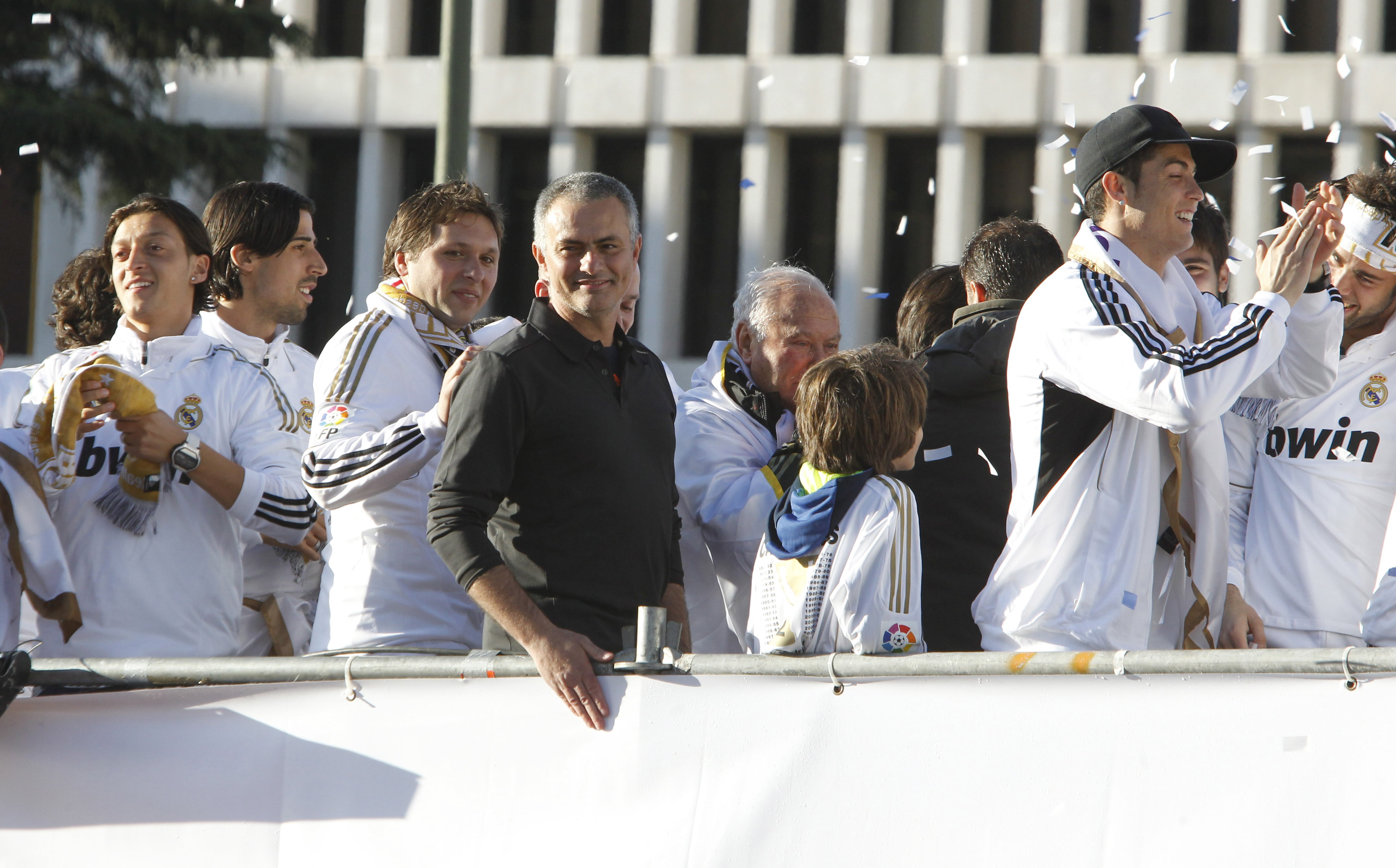 REAL MADRID CELEBRATE AFTER BECOMING LA LIGA CHAMPION