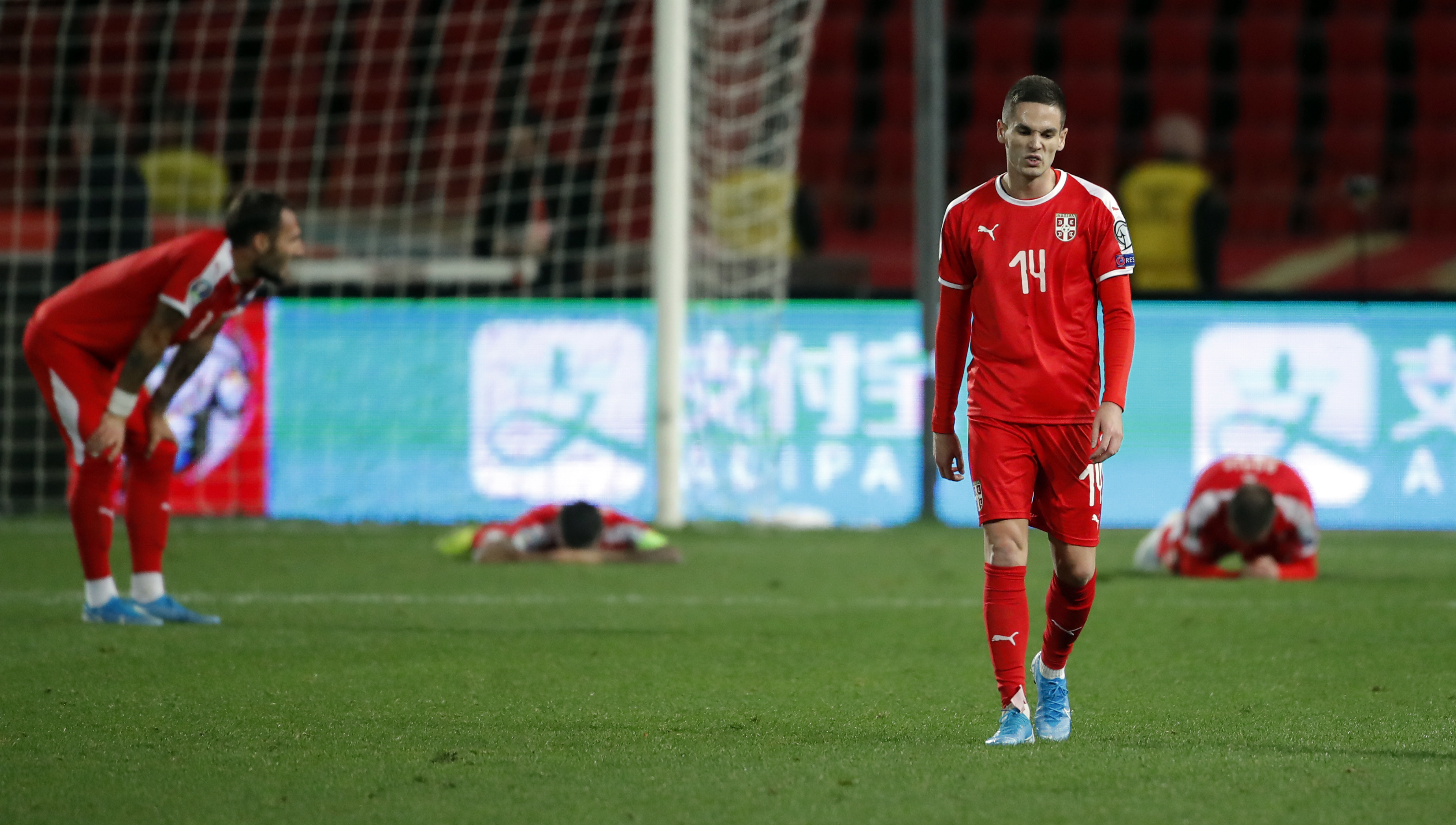 Mijat Gacinovic Serbia - Ukraine, Srbija - Ukrajina kvalifikacije za EURO 2020 UEFA Belgrade, Serbia Novembar 17.  Beograd, Srbija 17.11.2019. (credit image &amp; photo: Pedja Milosavljevic/STARSPORT)