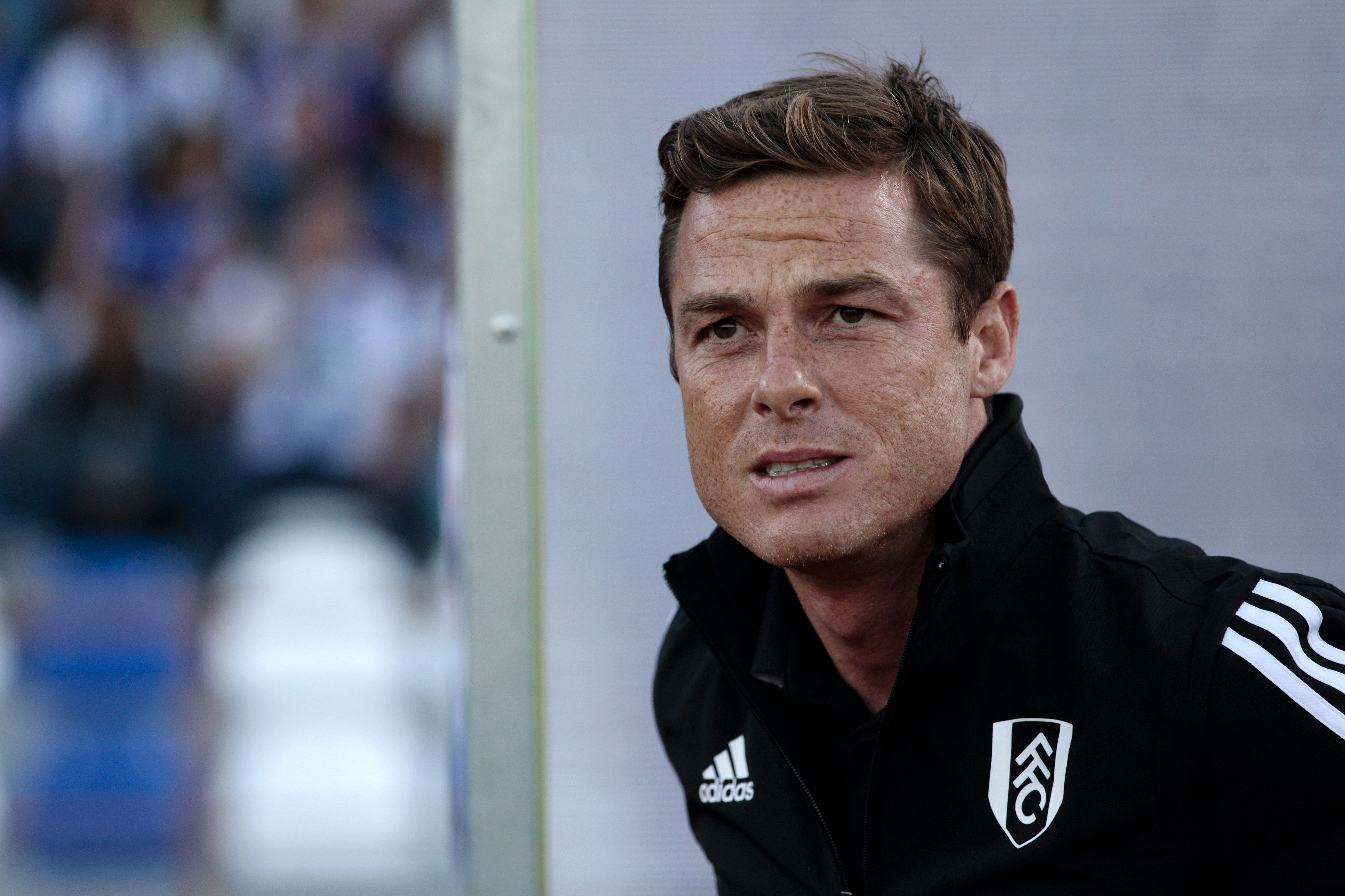 epa07721115 Fulham's manager Scott Parker reacts during a friendly soccer match between FC Porto and Fulham at Estadio Municipal de Albufeira, in Albufeira, Portugal, 16 July 2019.  EPA-EFE/FILIPE FARINHA