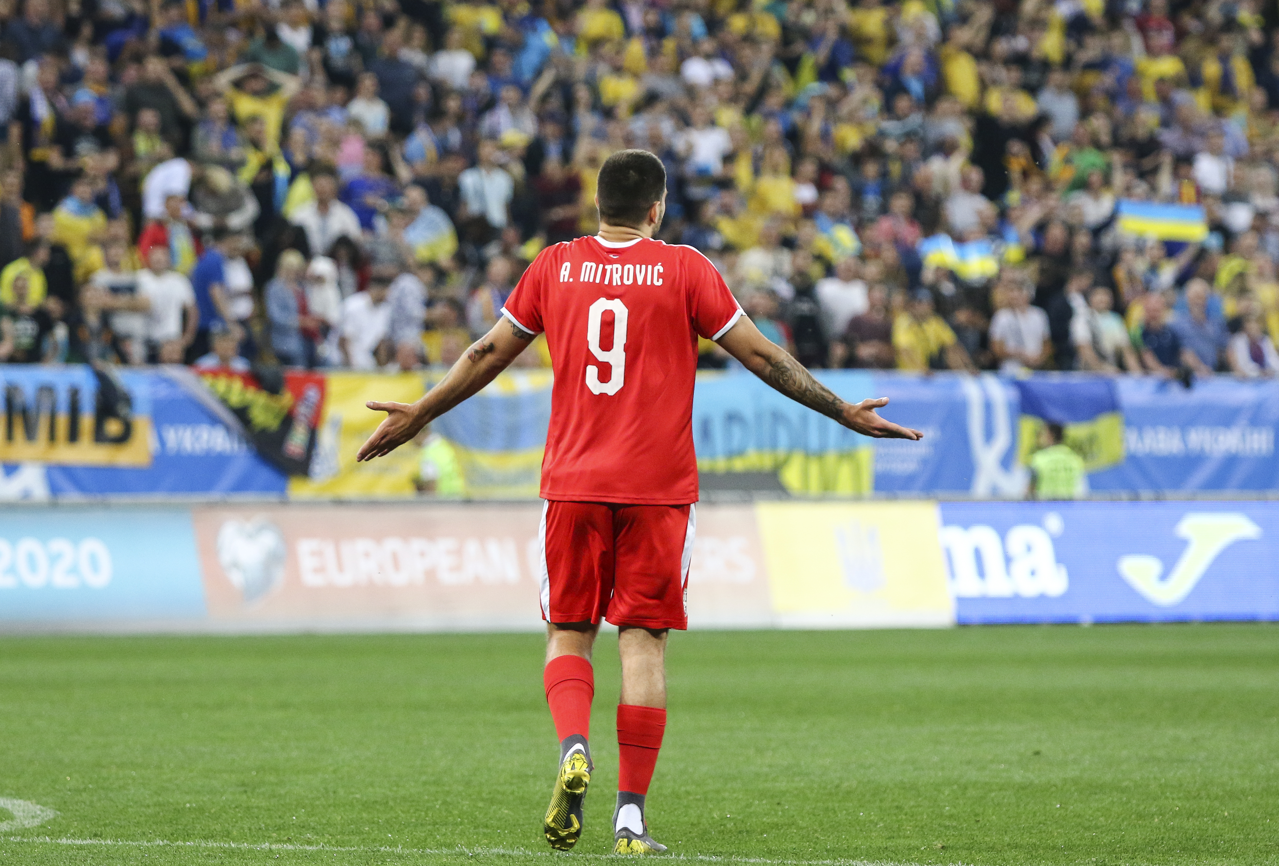 Fudbal Football - UEFA EURO 2020 Qualifiers Group B
Ukrajina v Srbija
Aleksandar Mitrovic
Lviv, 07.06.2019.
foto: Starsportphoto ©