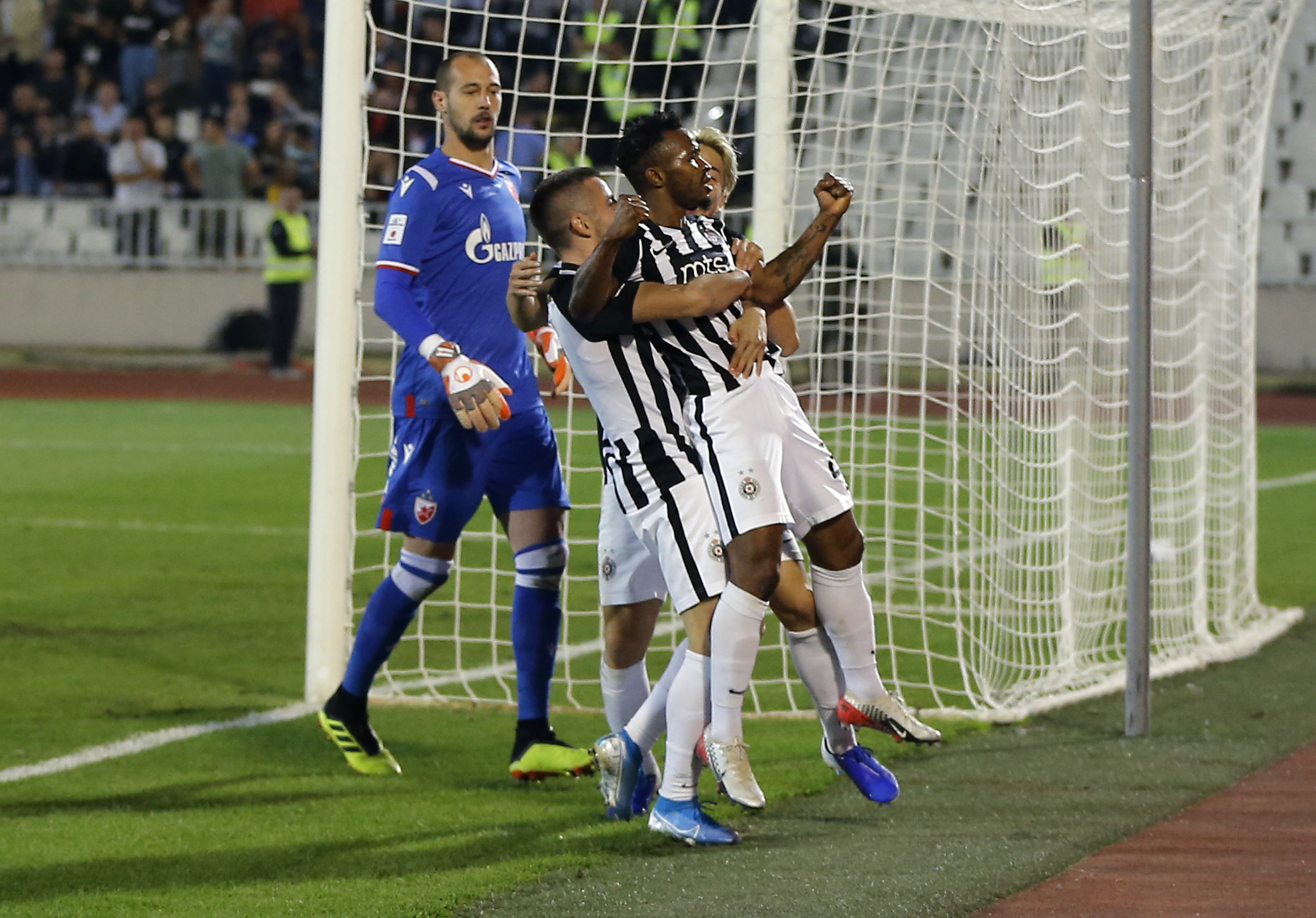 Milan Borjan Seydouba Soumah Super liga Superliga Srbije Partizan - Crvena Zvezda 22.9.2019. Beograd, Srbija  (credit image &amp; photo: STARSPORT/ Pedja Milosavljevic)