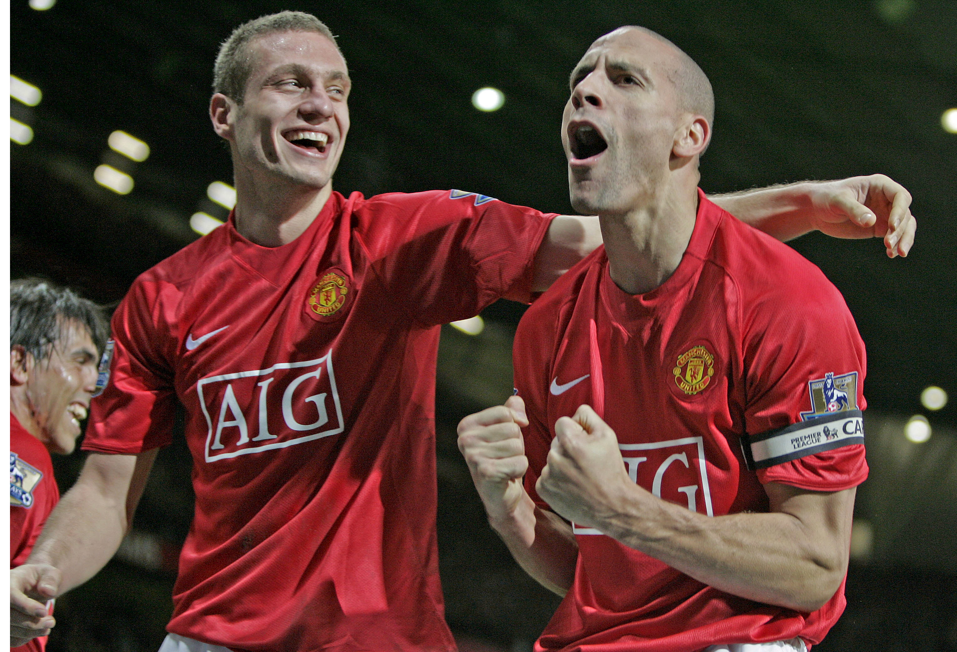 Nemanja Vidić i Rio Ferdinand