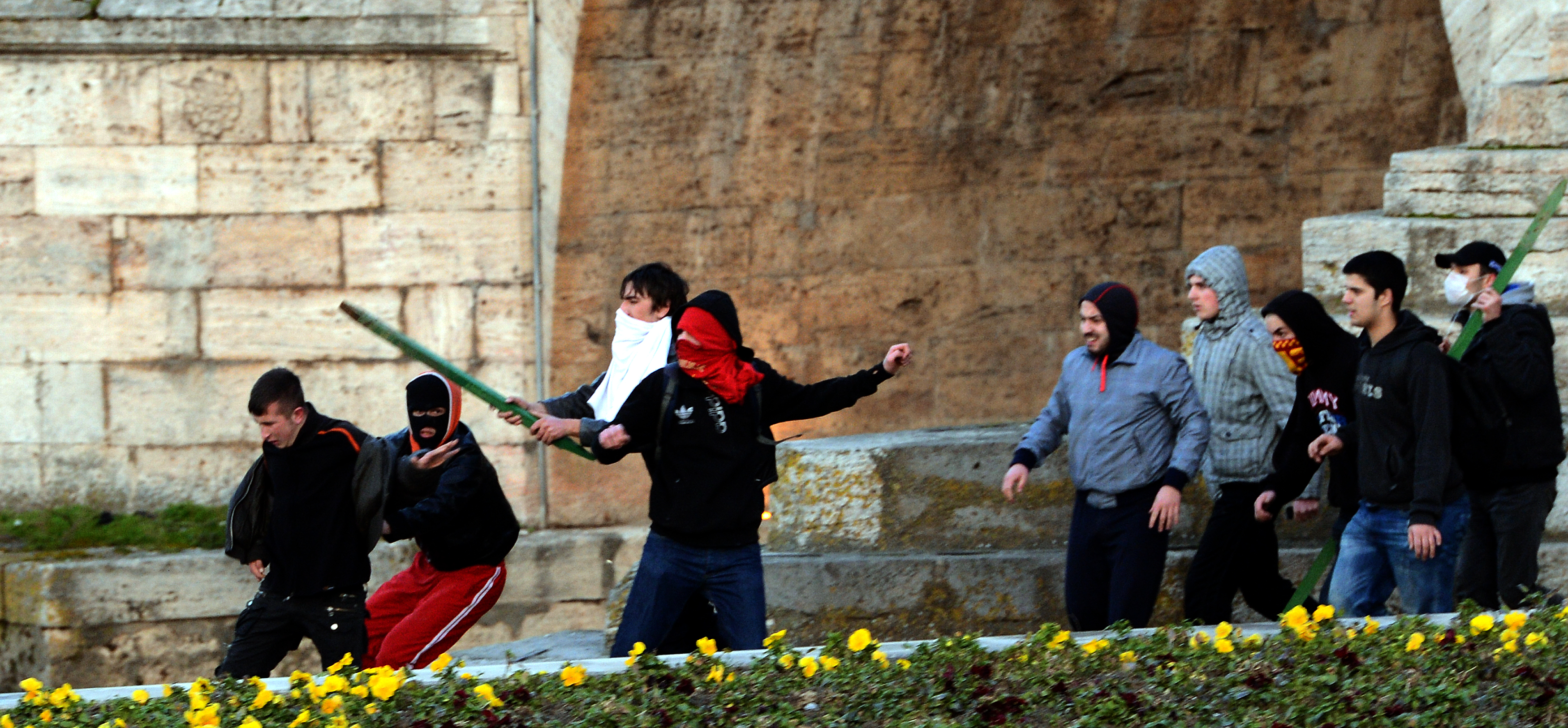 Violent protest in Skopje