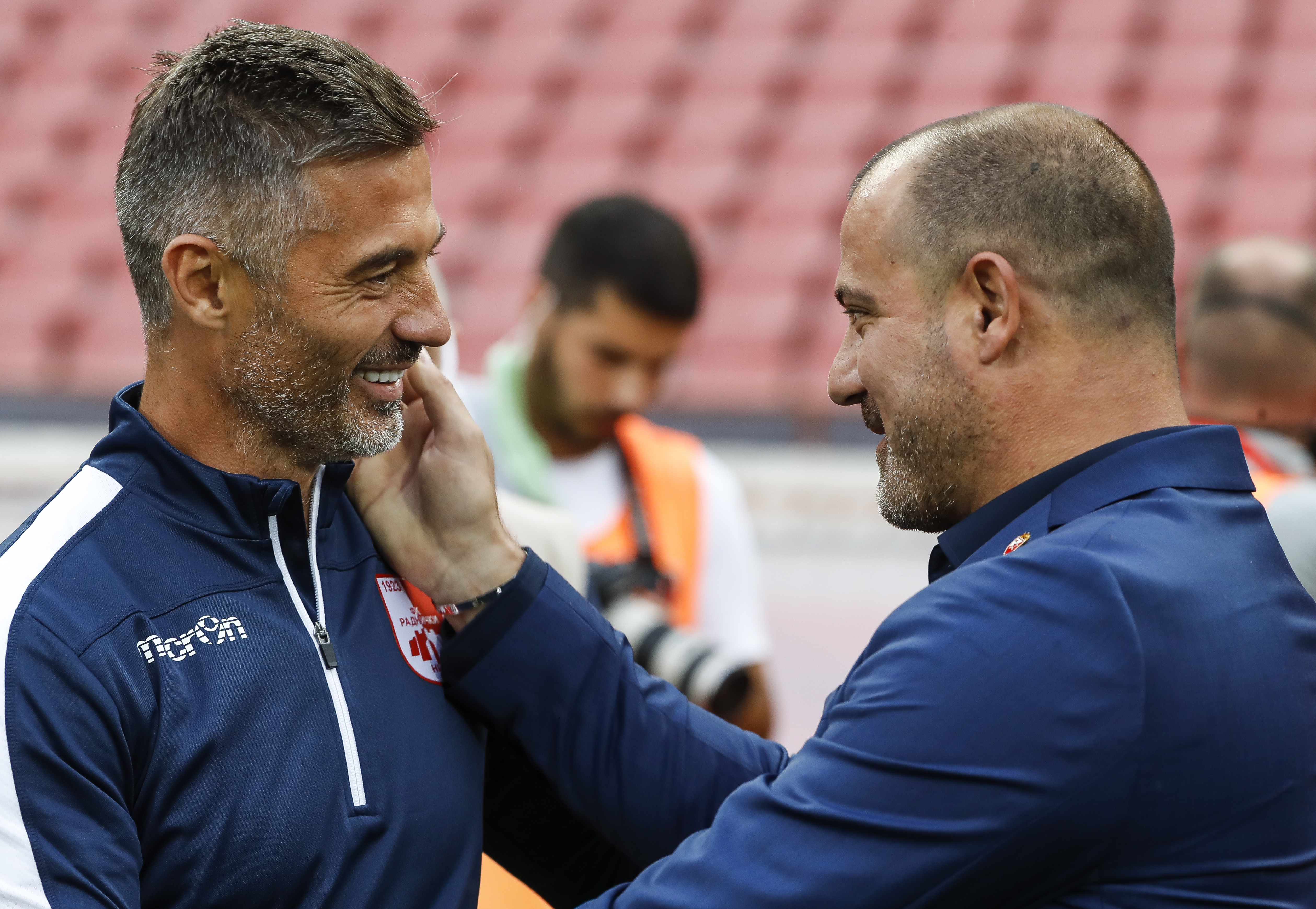 Fudbal-LingLong Super Liga season 2020-2021
FK Crvena Zvezda v Radnicki Nis
head coach Radoslav Batak and head coach Dejan Stankovic (R)
Beograd, 05.08.2020.
foto: Srdjan Stevanovic/Starsportphoto ©