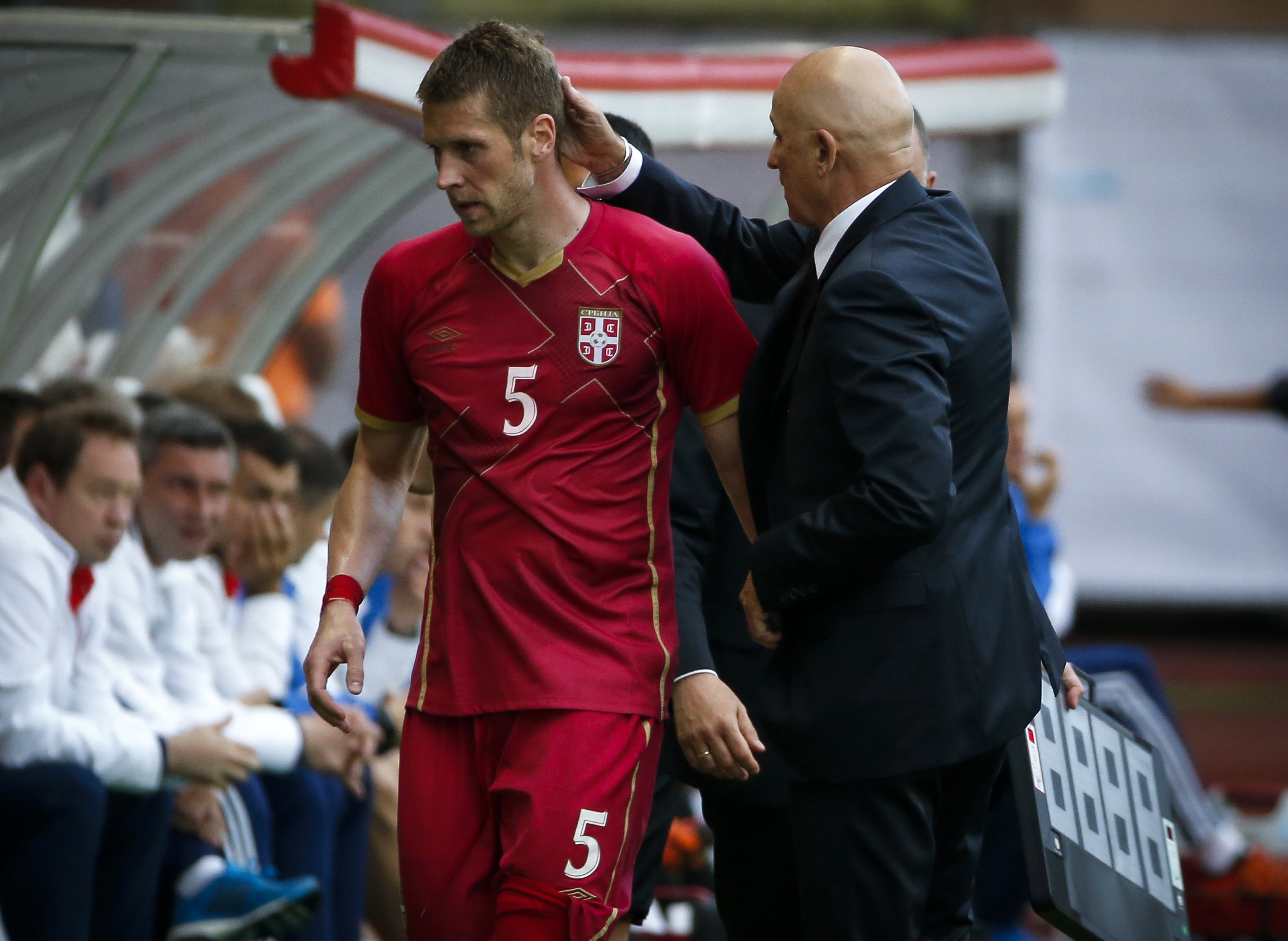 Fudbal Soccer
International Friendly-Prijateljski mec
Srbija v Rusija
Slobodan Rajkovic and head coach Slovoljub Muslin
Monaco, 05.06.2016.
foto: Srdjan Stevanovic/Starsportphoto ©