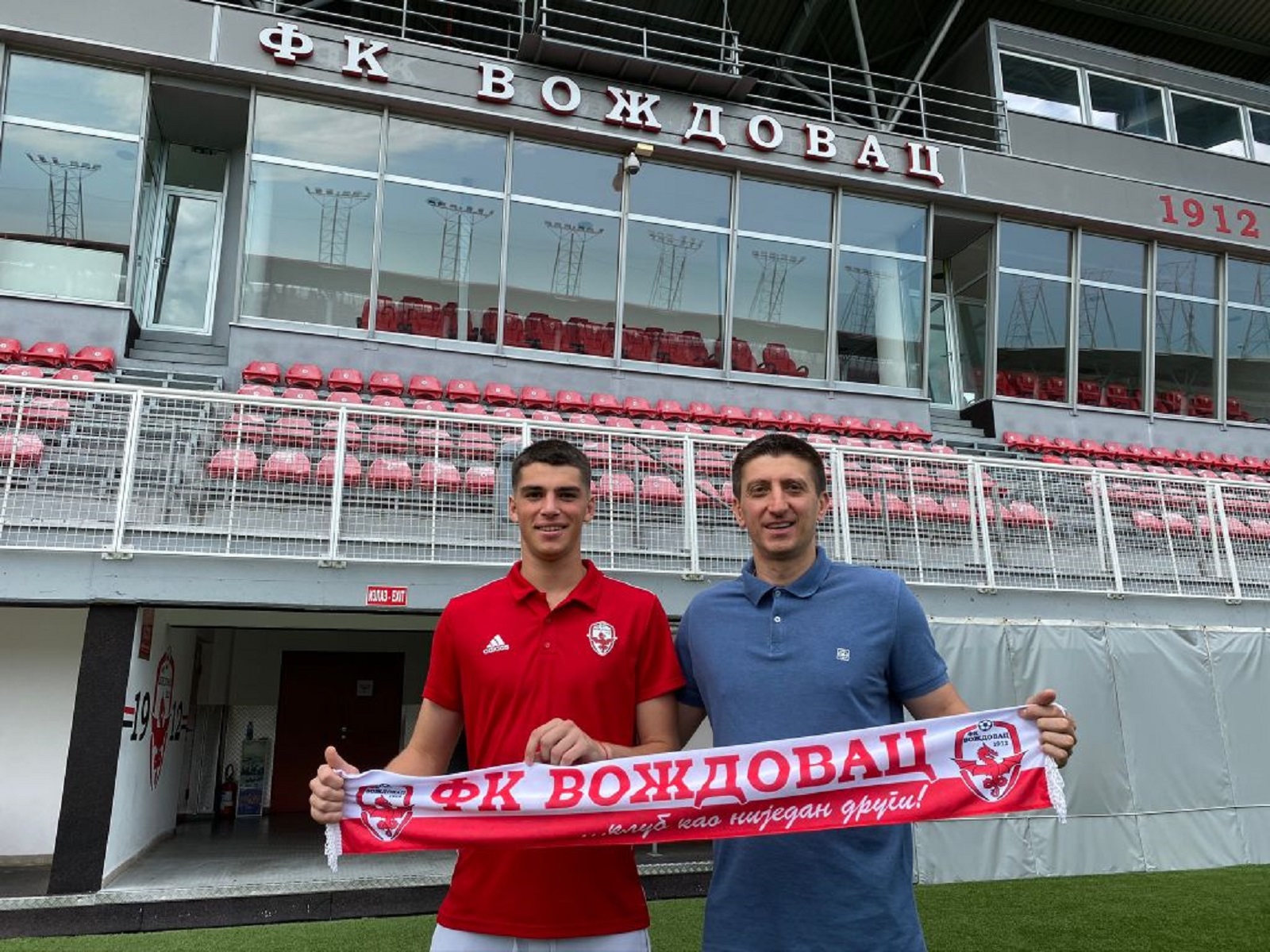 Georgi Bratuhin i Mirko Mirković; Foto: FK Voždovac